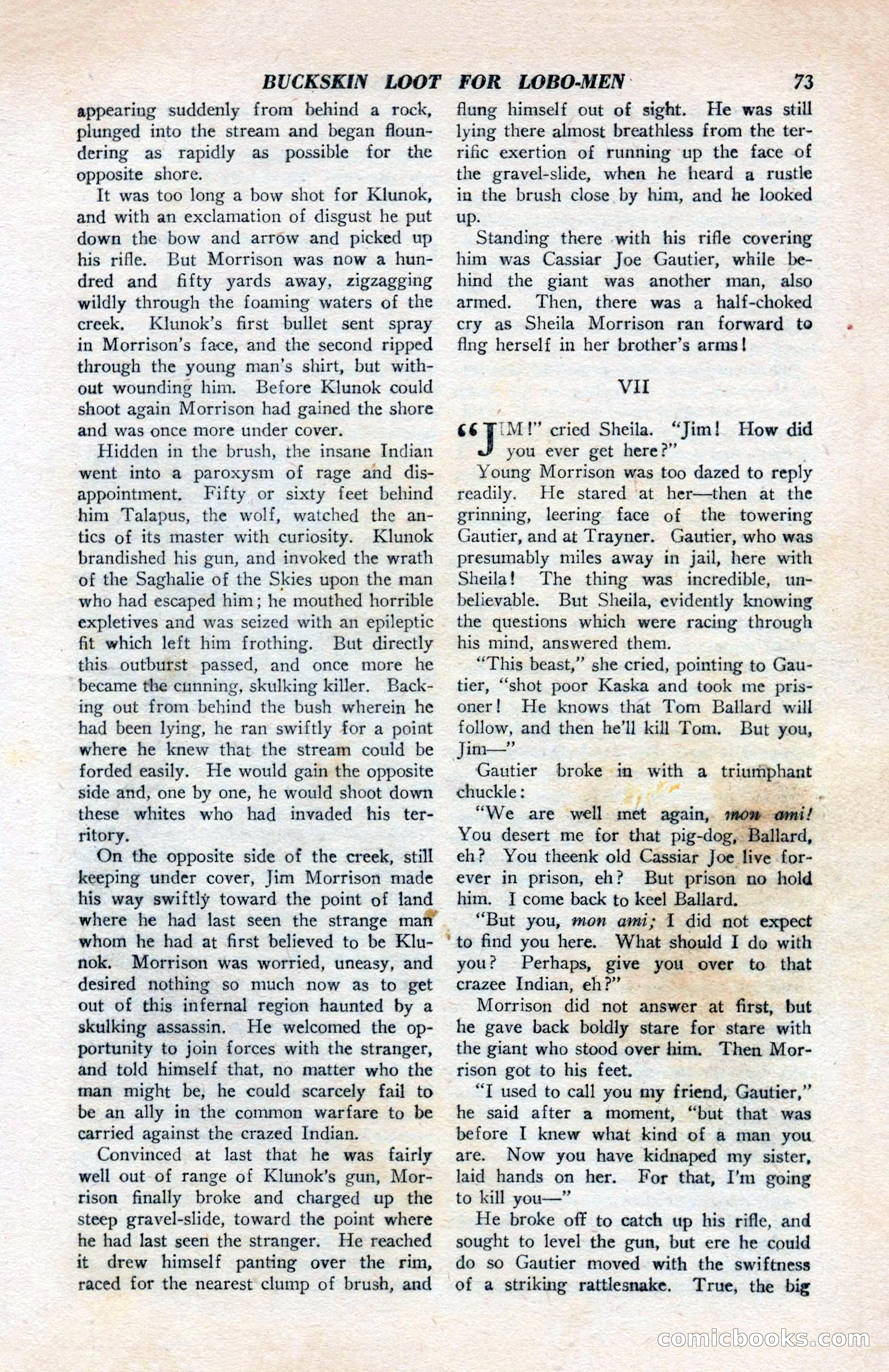 North-West Romances, April 1943 — page 75 of 132