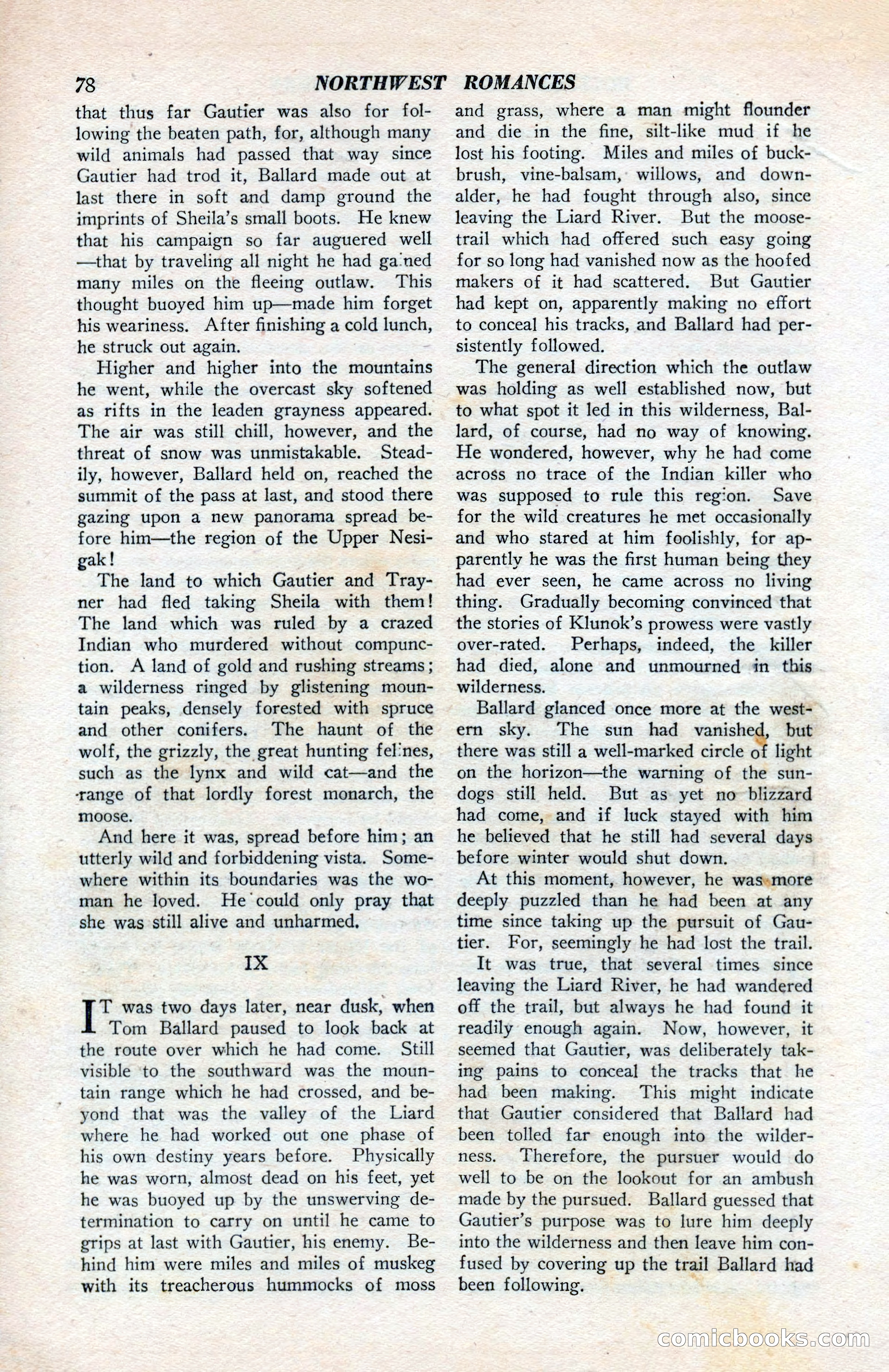 North-West Romances, April 1943 — page 80 of 132