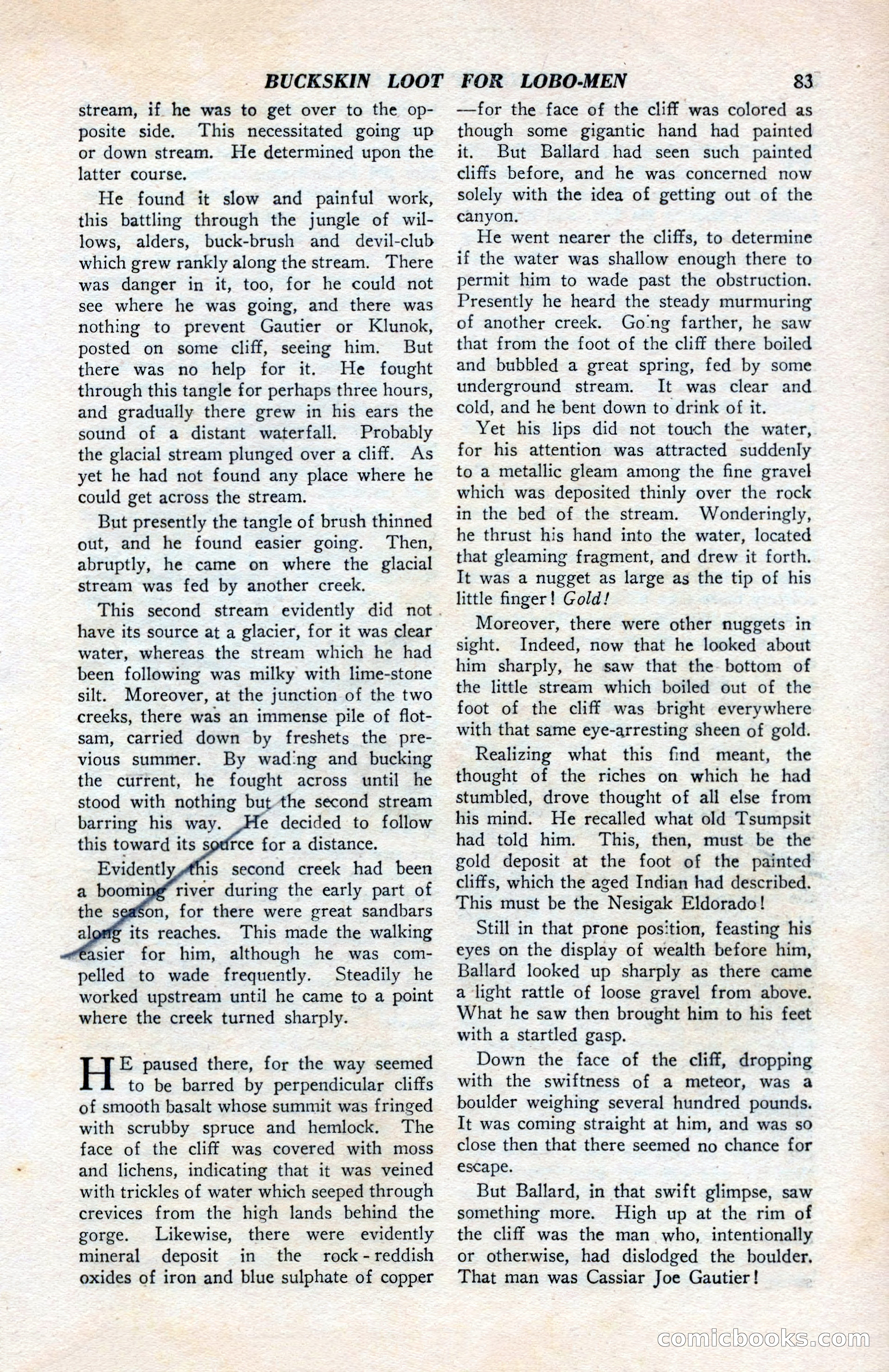 North-West Romances, April 1943 — page 85 of 132
