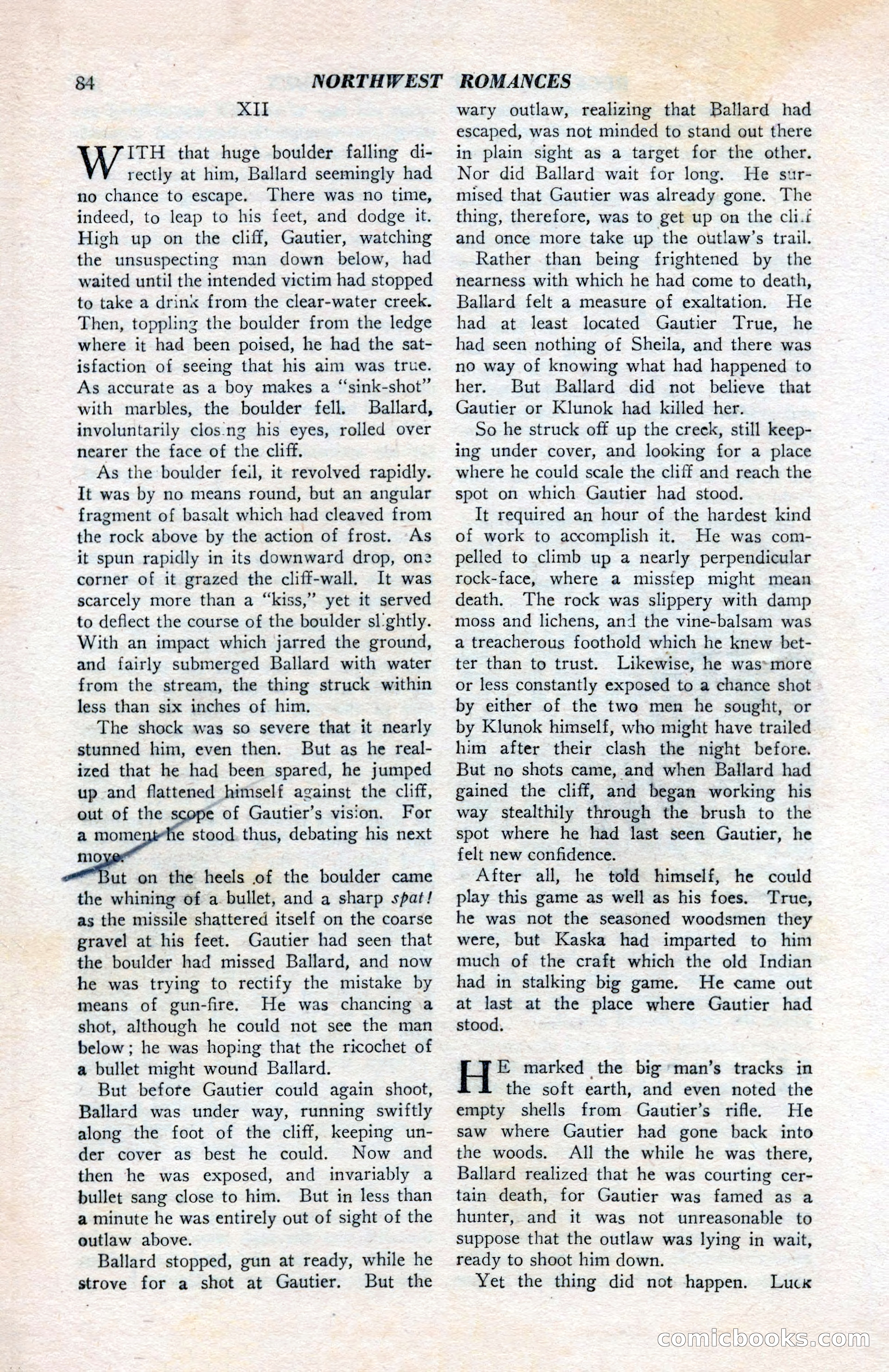 North-West Romances, April 1943 — page 86 of 132
