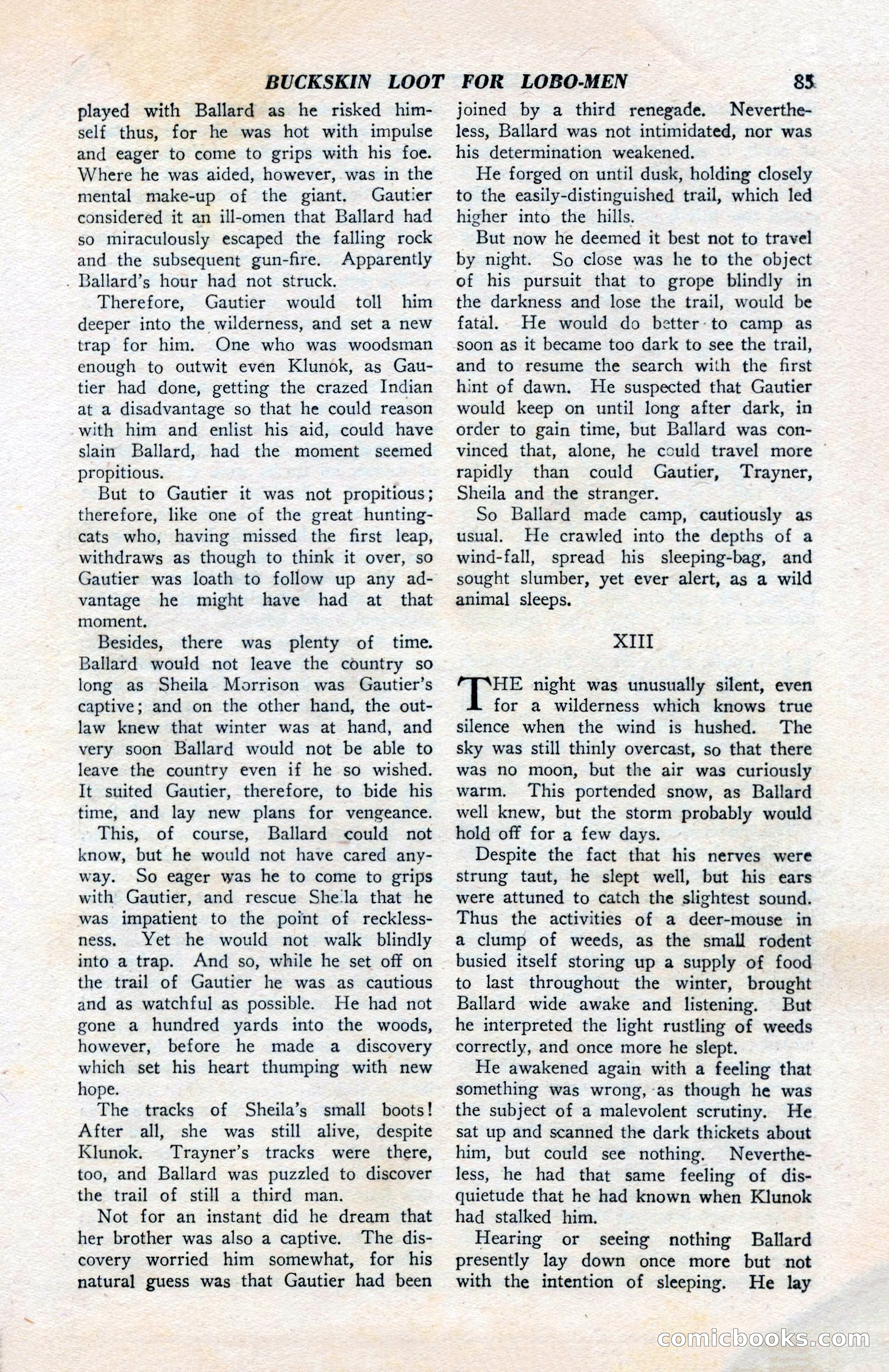 North-West Romances, April 1943 — page 87 of 132