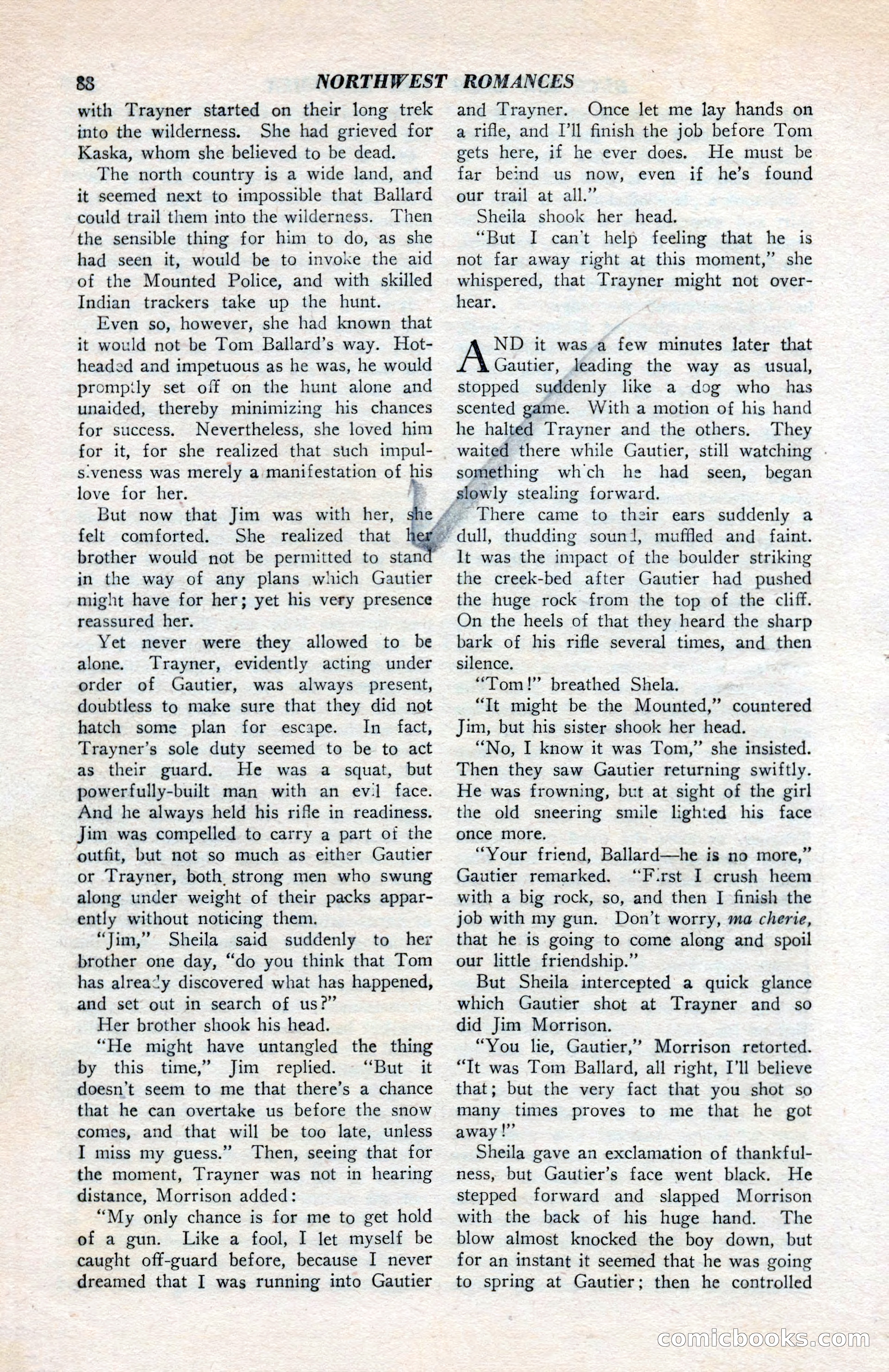 North-West Romances, April 1943 — page 90 of 132