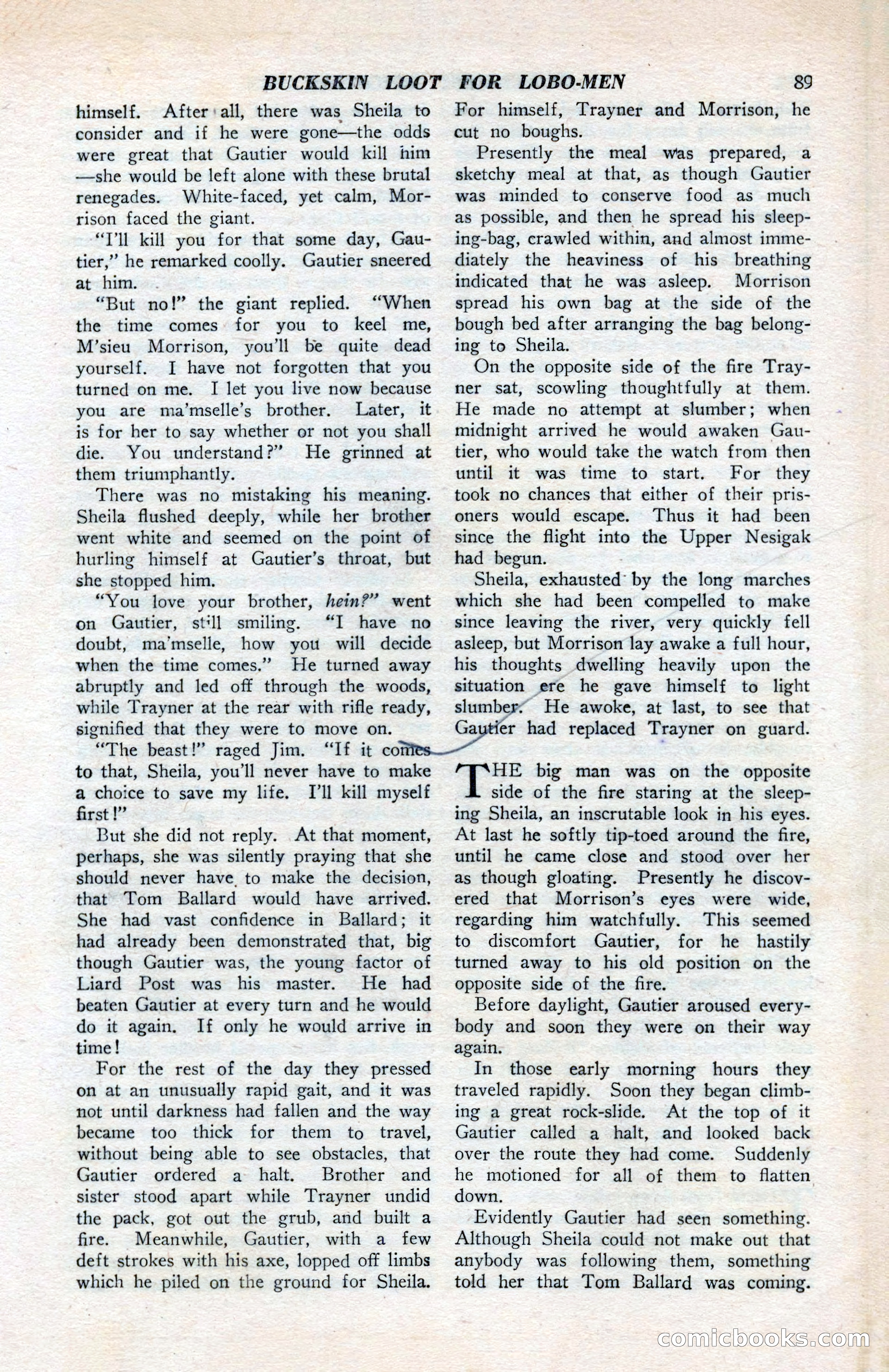North-West Romances, April 1943 — page 91 of 132