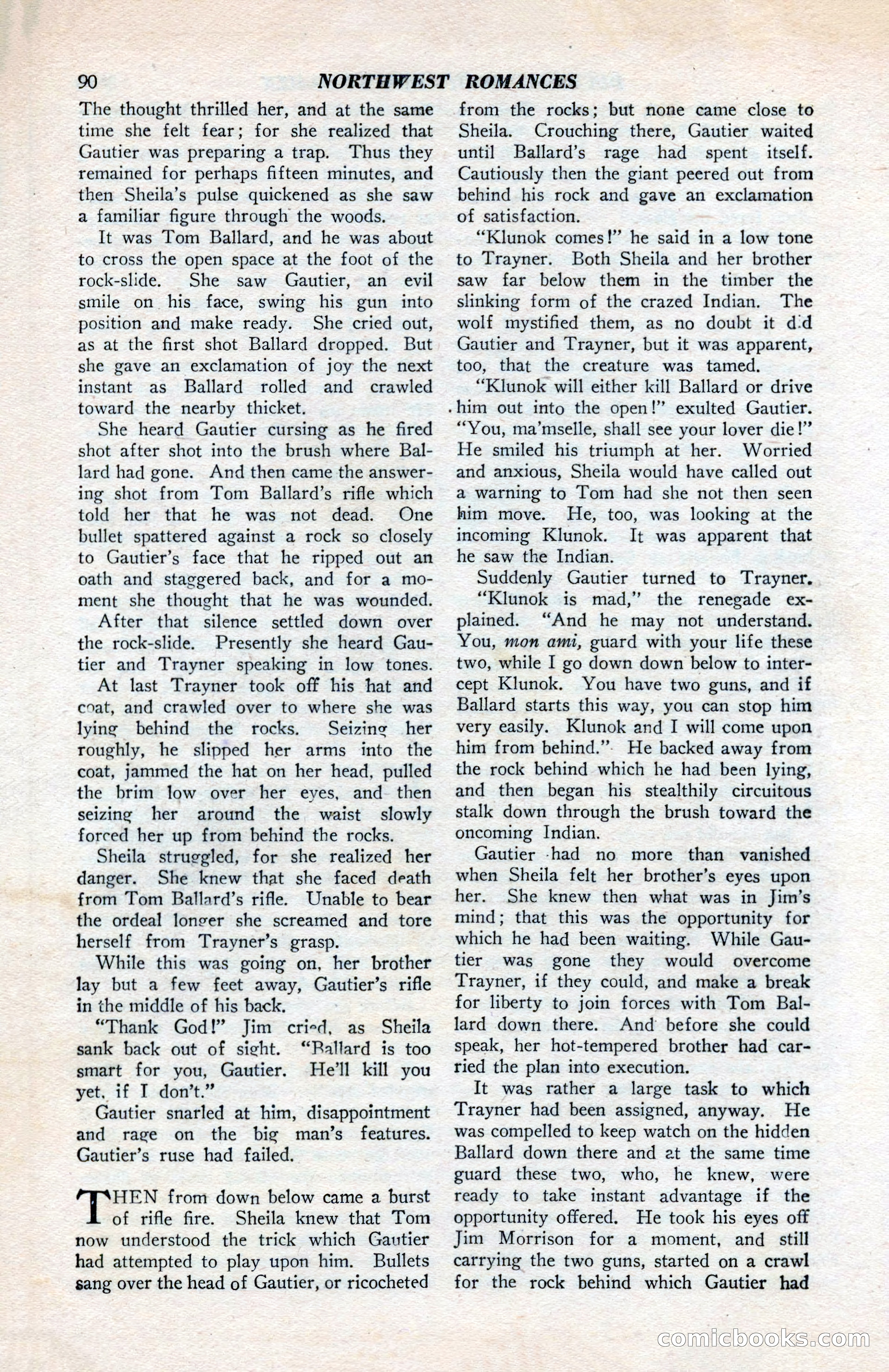 North-West Romances, April 1943 — page 92 of 132