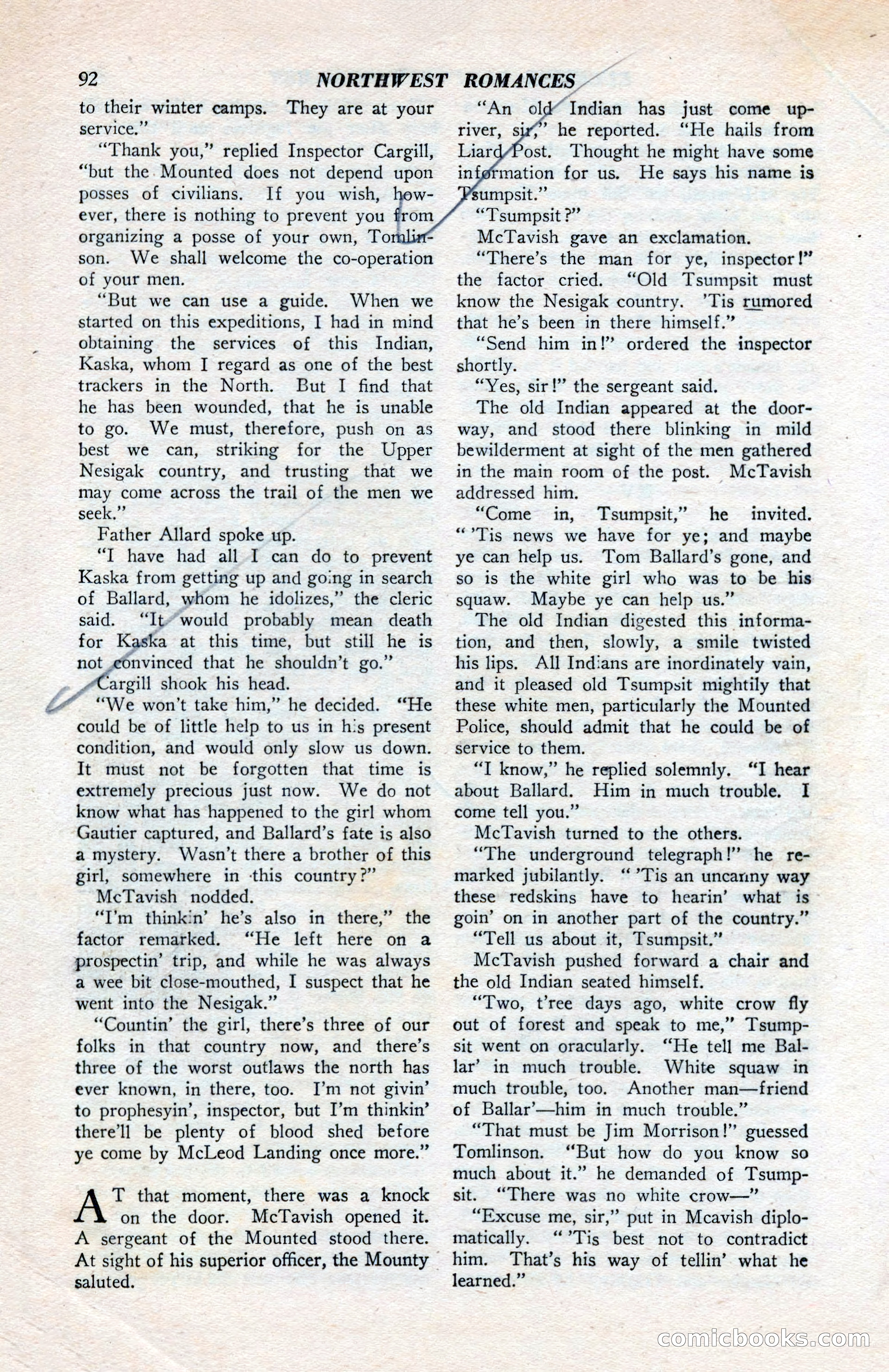 North-West Romances, April 1943 — page 94 of 132