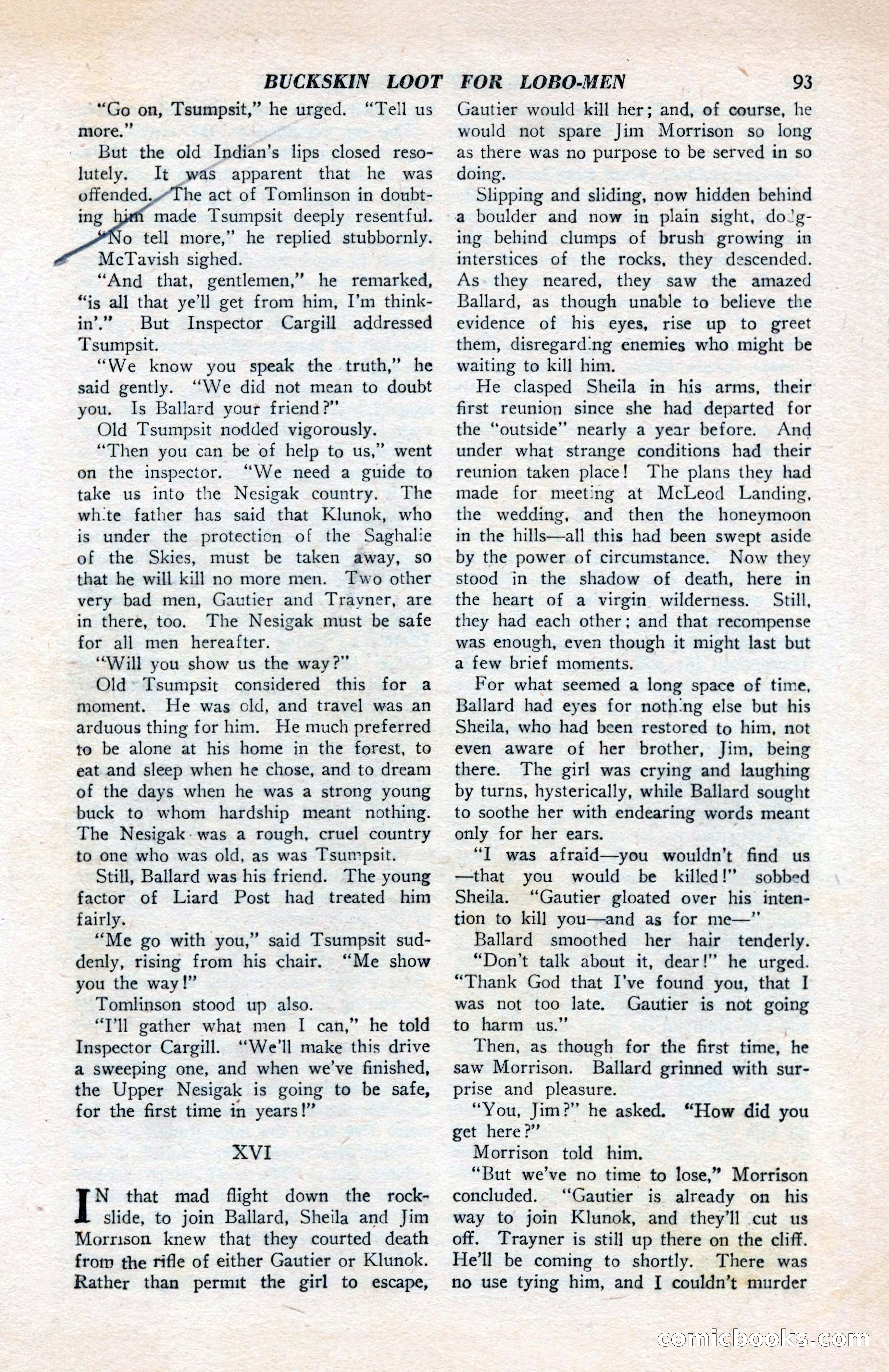 North-West Romances, April 1943 — page 95 of 132