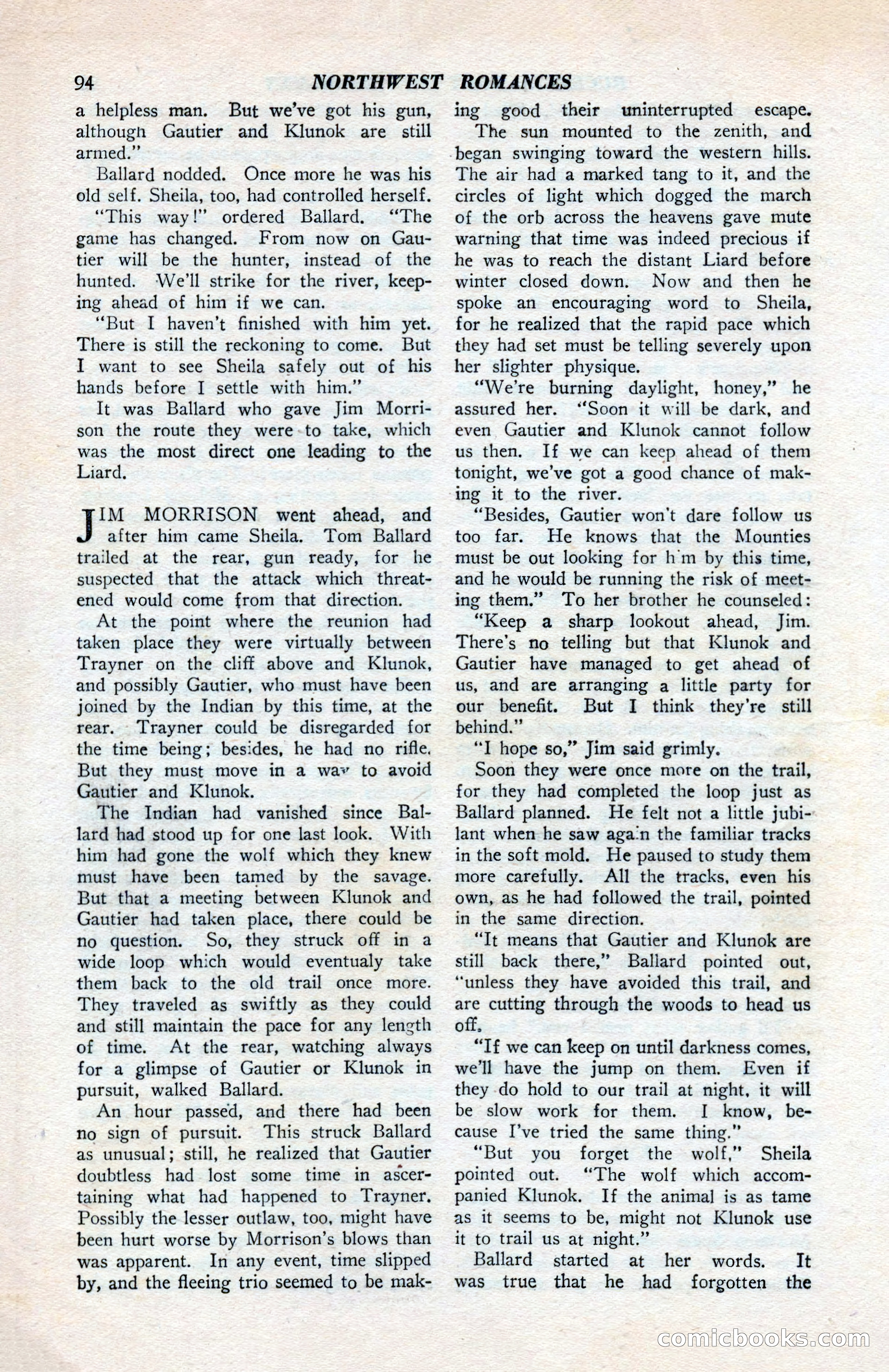North-West Romances, April 1943 — page 96 of 132