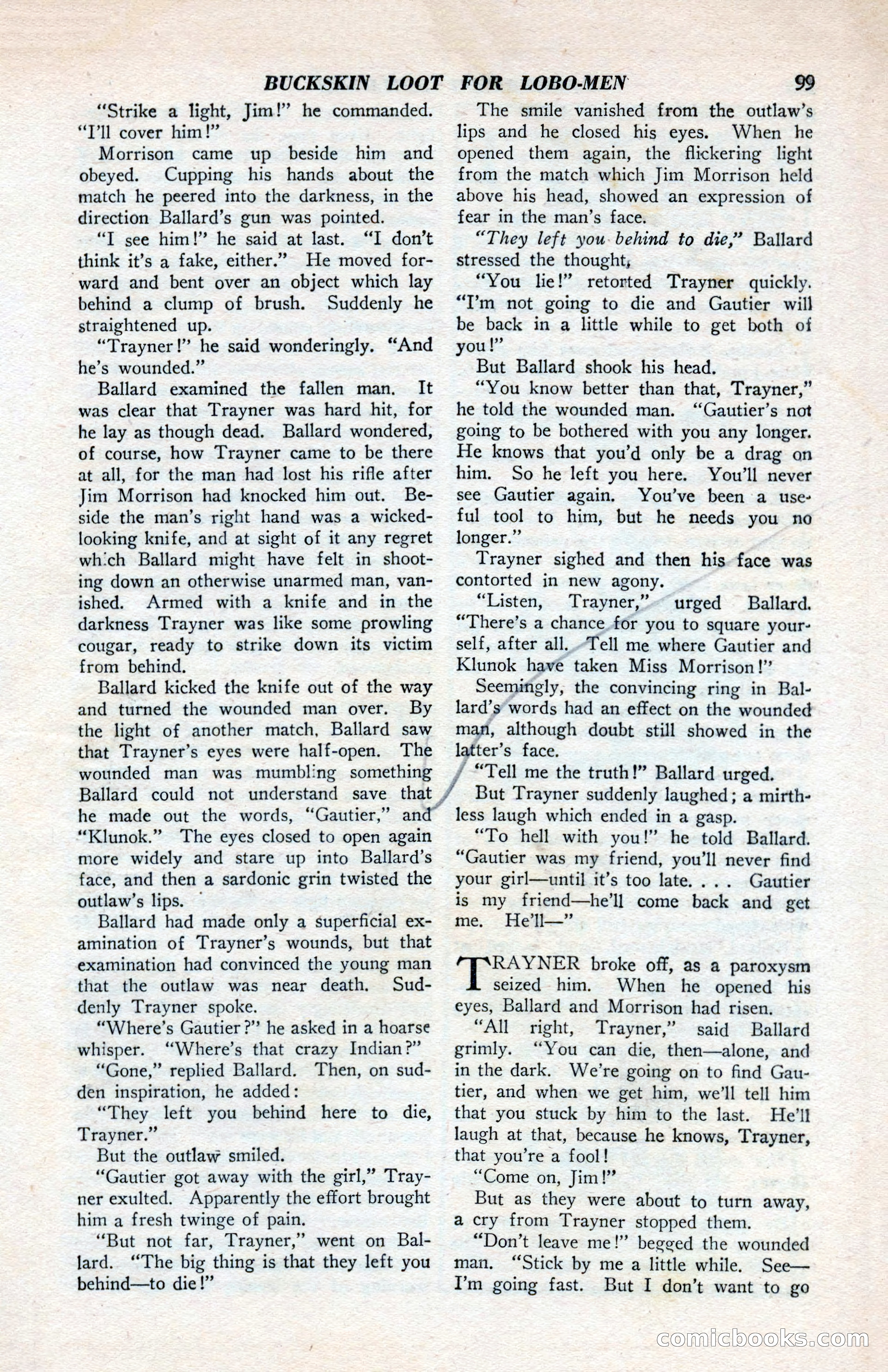 North-West Romances, April 1943 — page 101 of 132