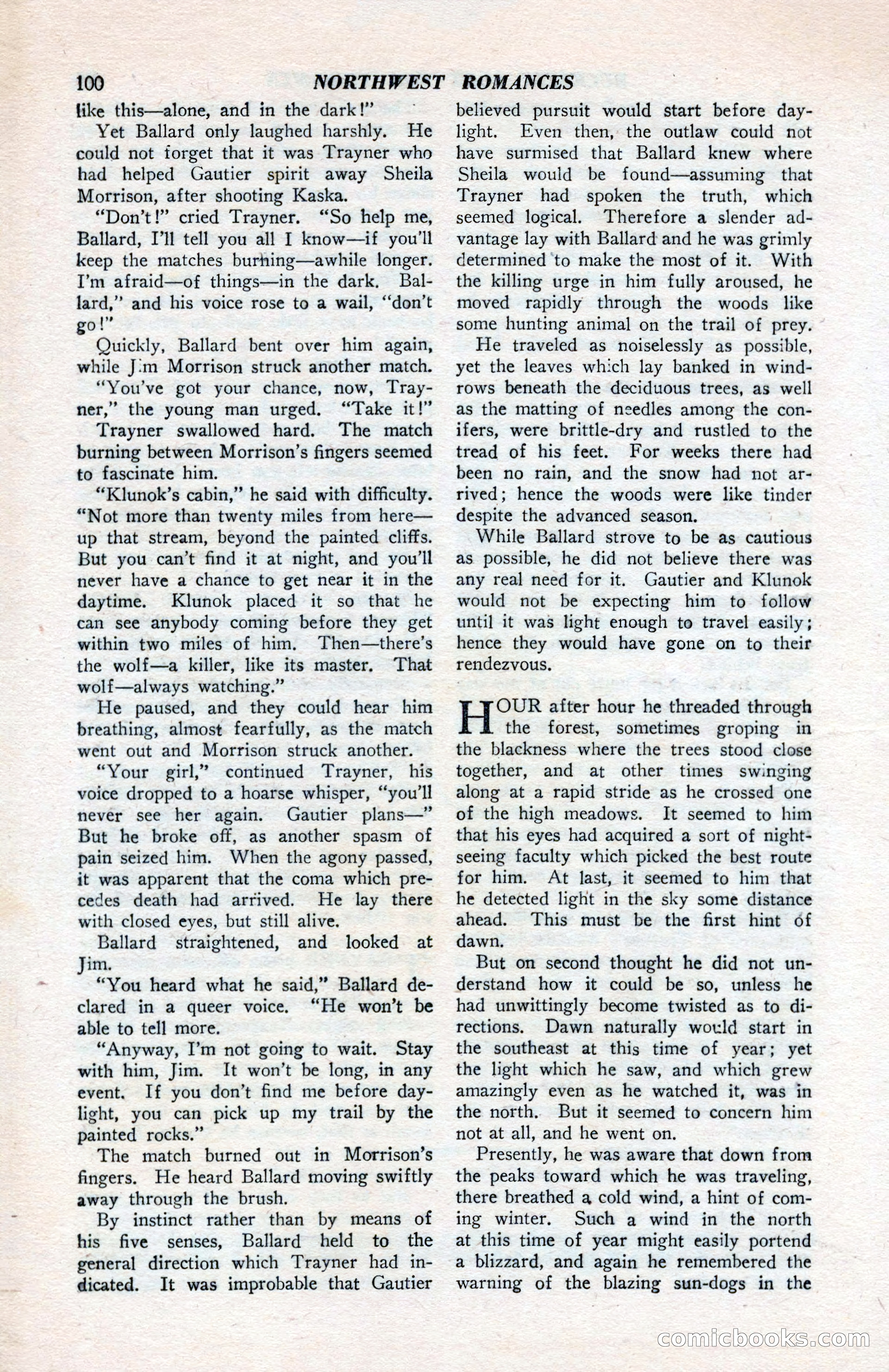 North-West Romances, April 1943 — page 102 of 132