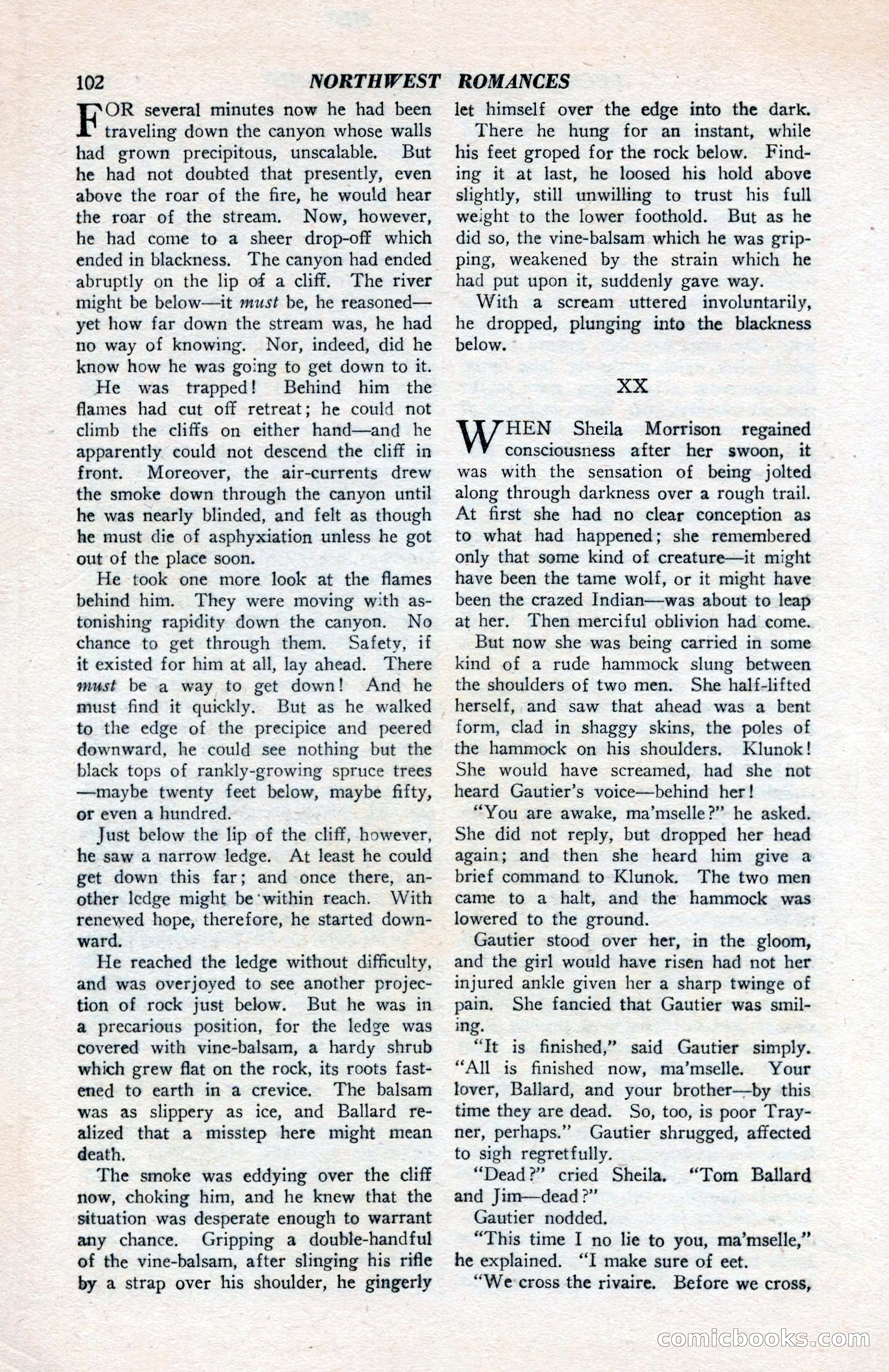North-West Romances, April 1943 — page 104 of 132