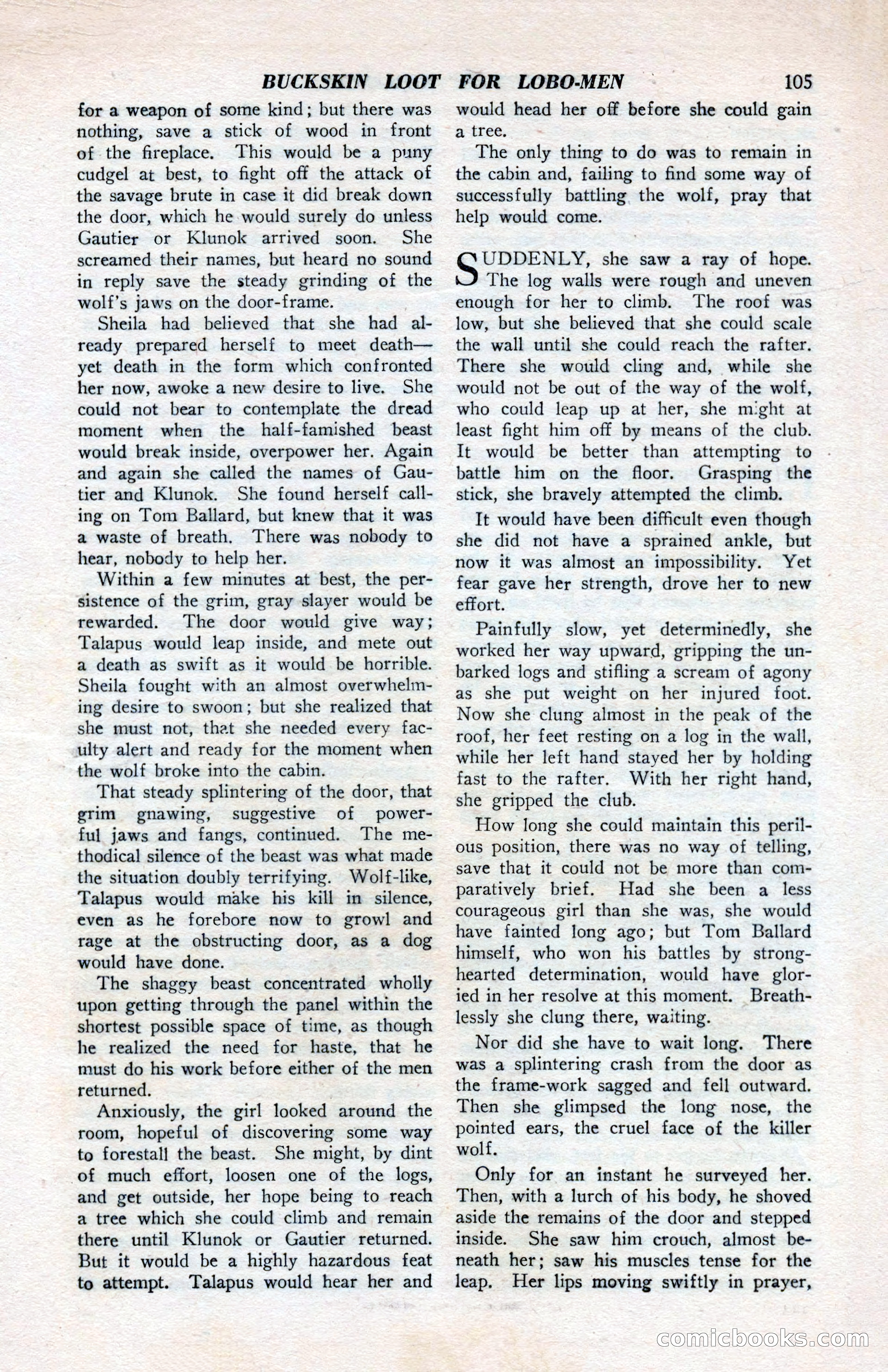 North-West Romances, April 1943 — page 107 of 132