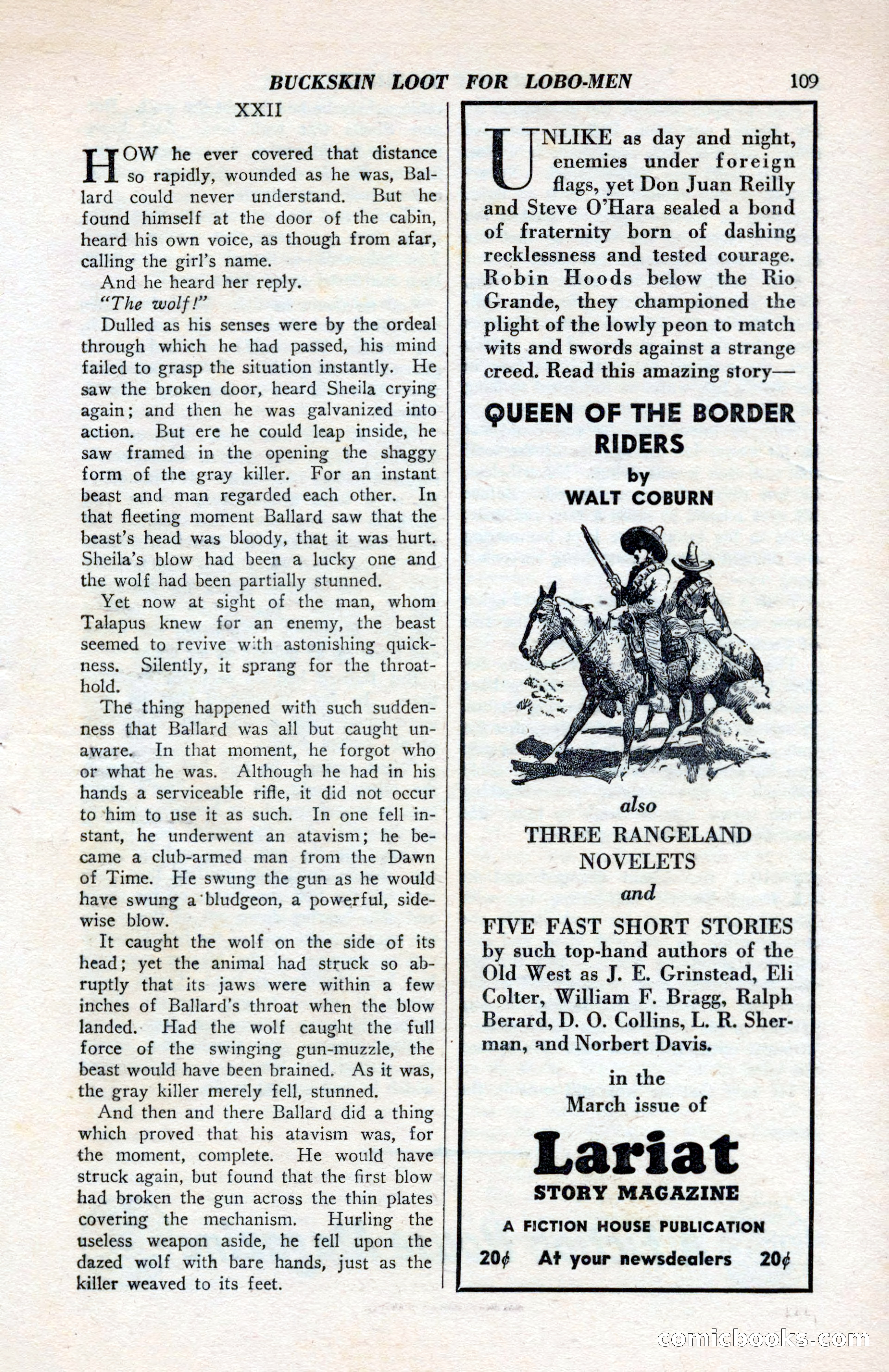 North-West Romances, April 1943 — page 111 of 132
