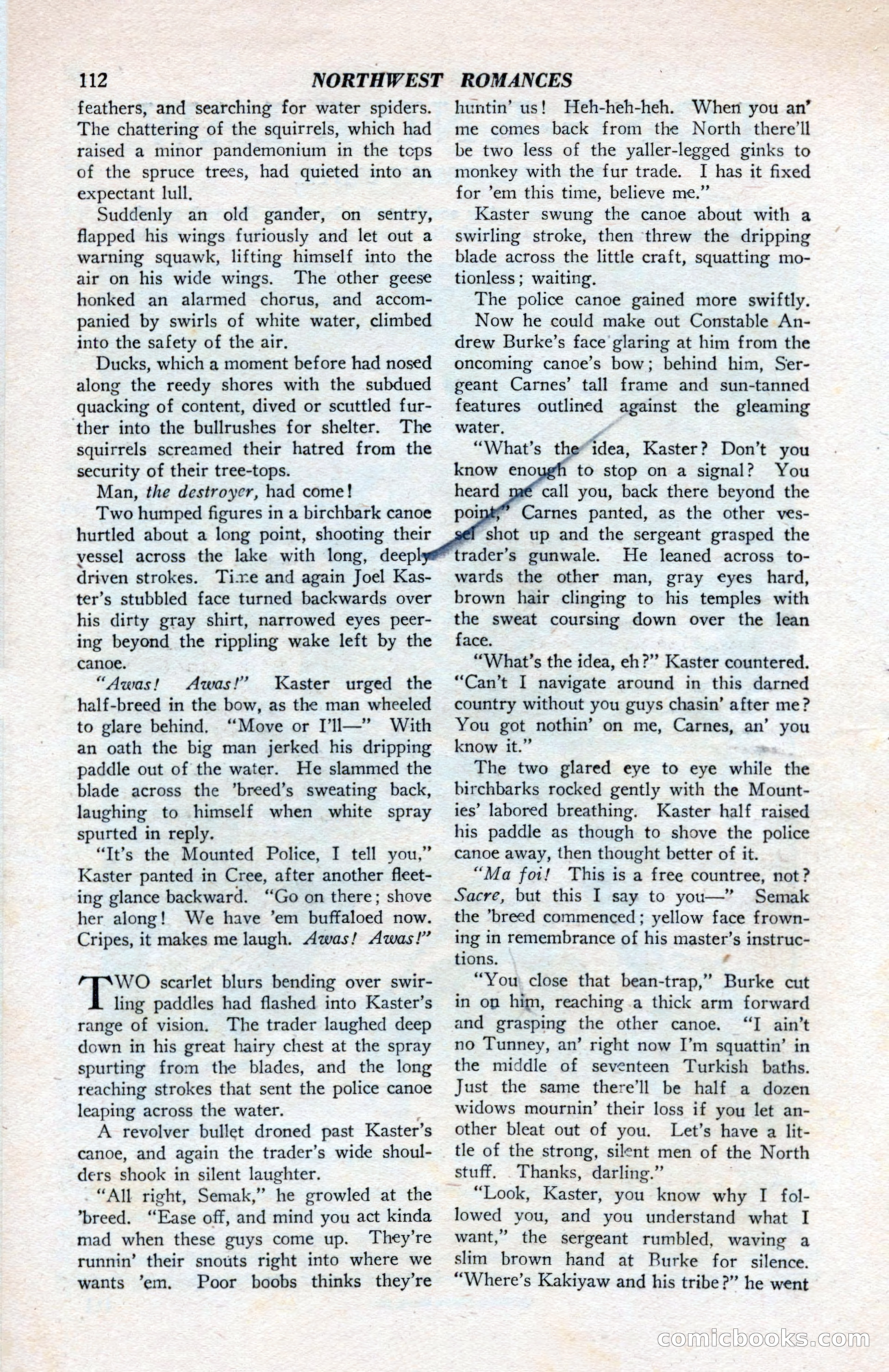 North-West Romances, April 1943 — page 114 of 132