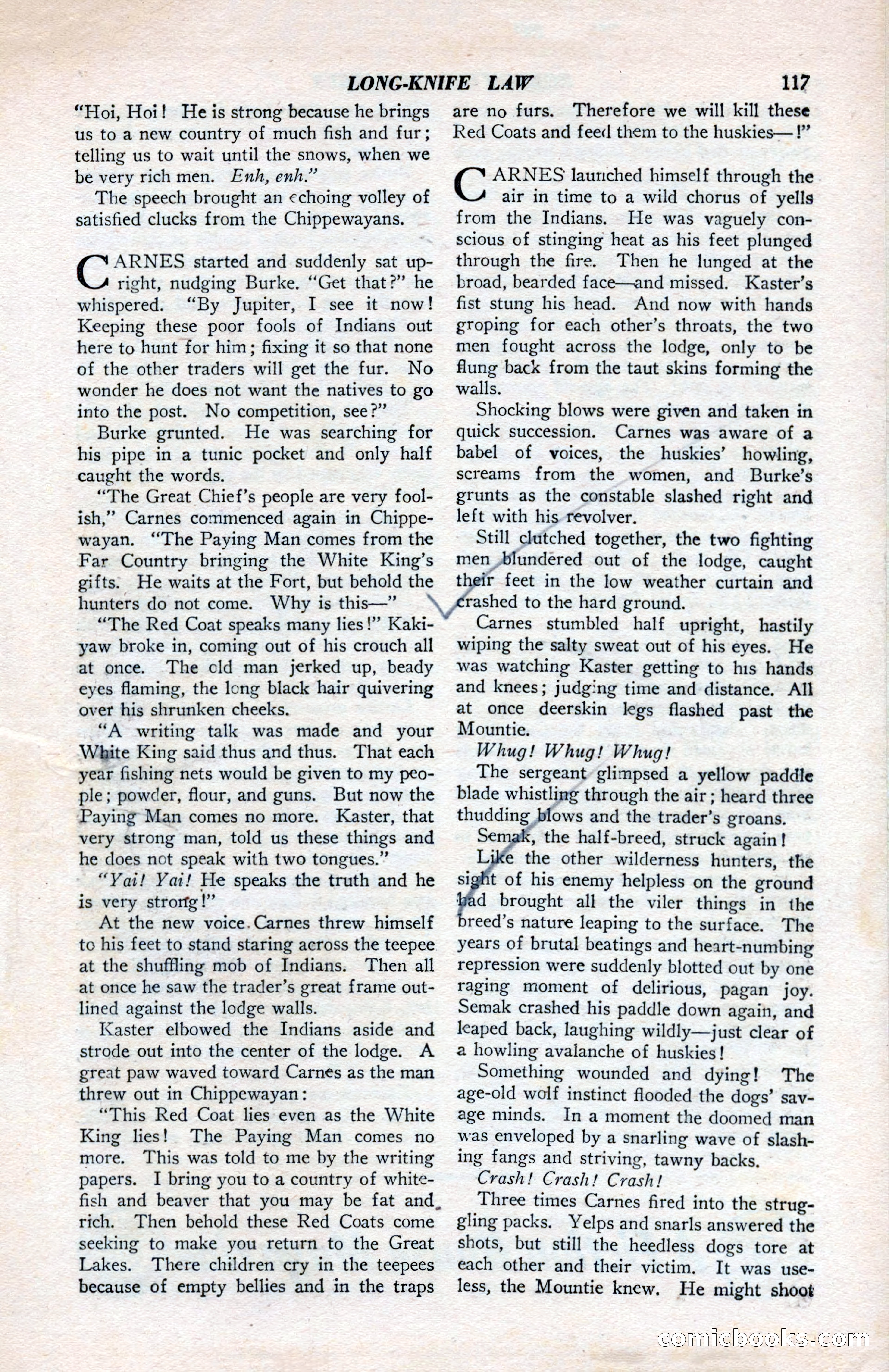 North-West Romances, April 1943 — page 119 of 132