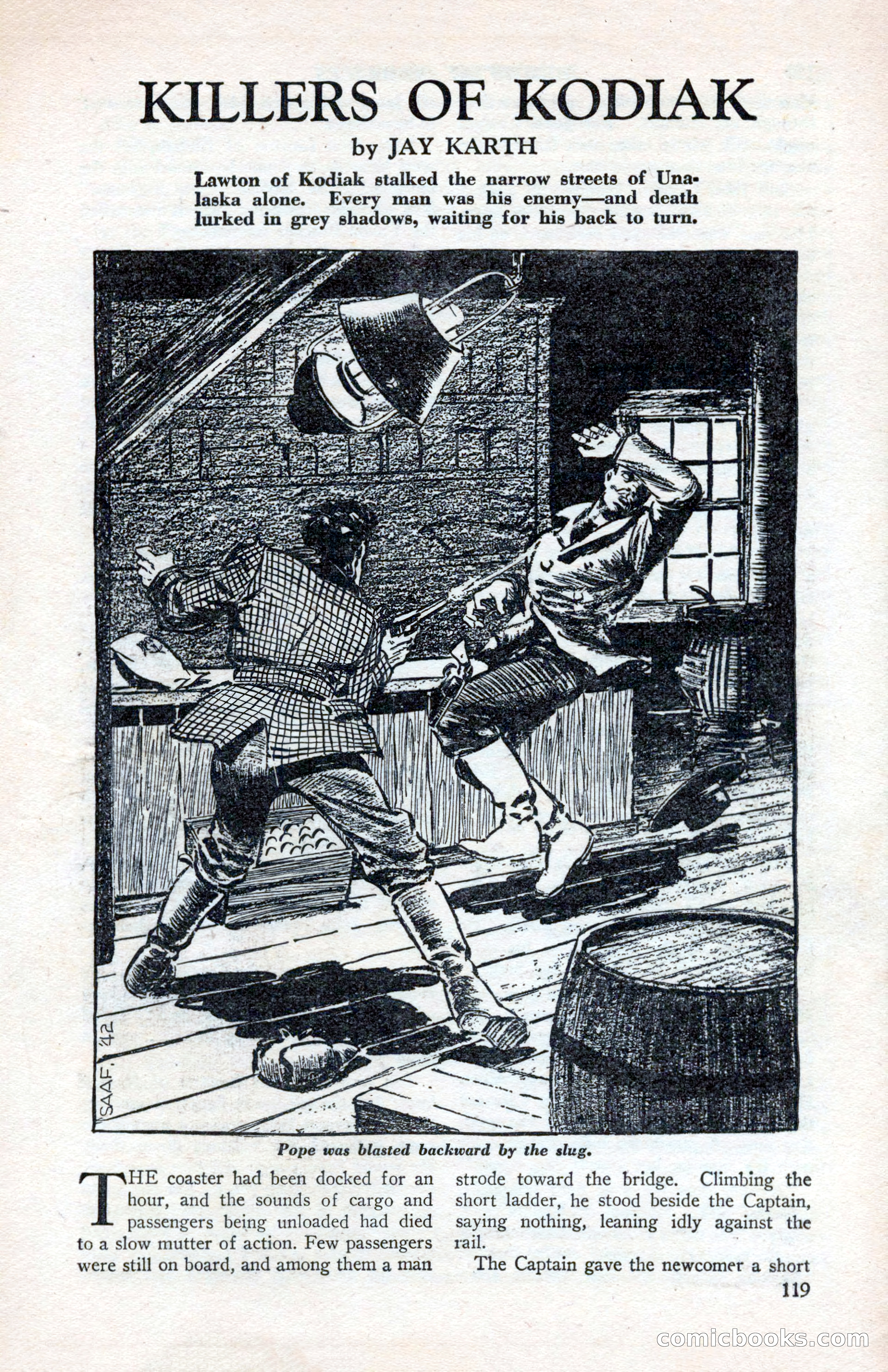 North-West Romances, April 1943 — page 121 of 132