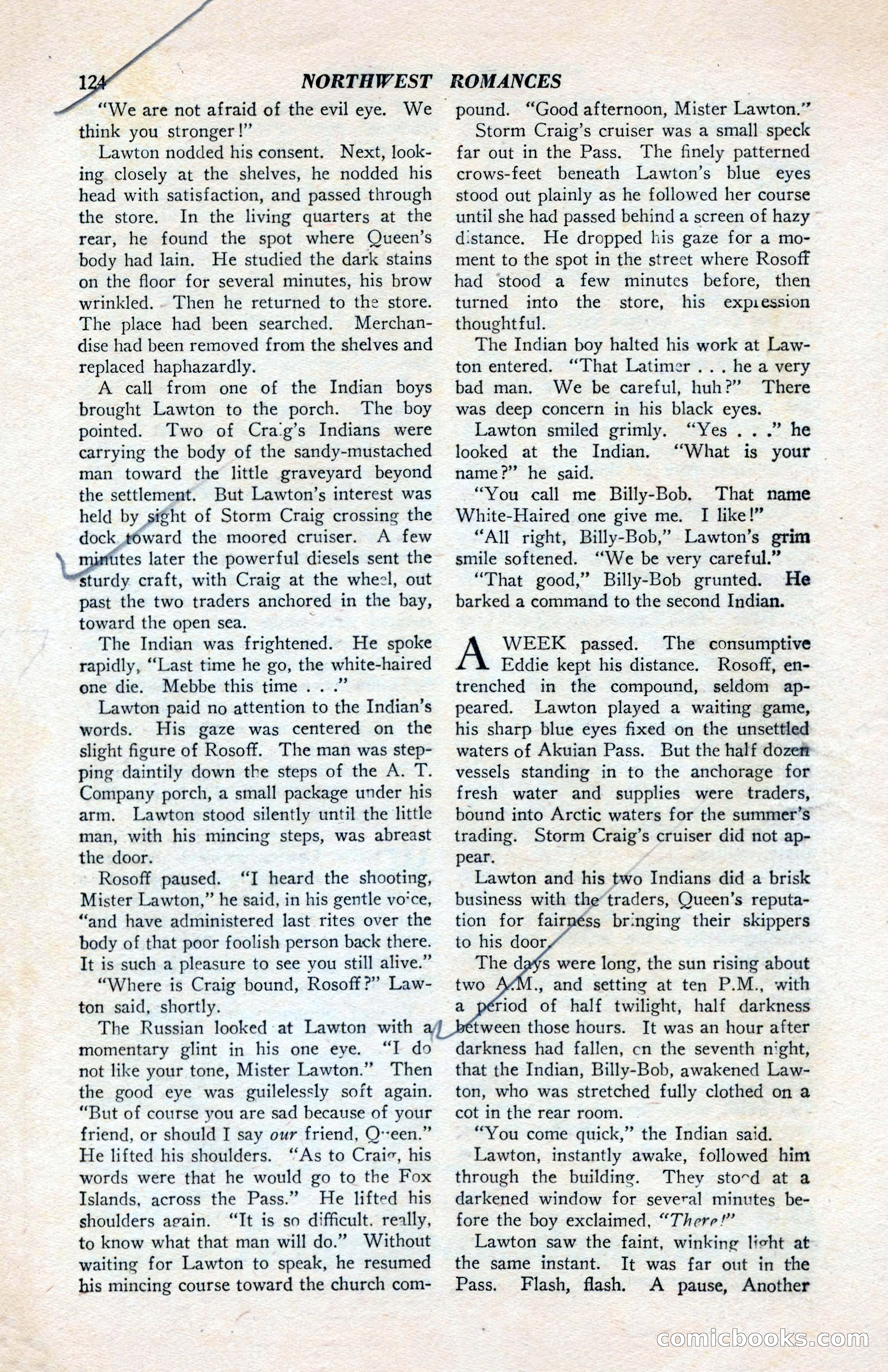 North-West Romances, April 1943 — page 126 of 132