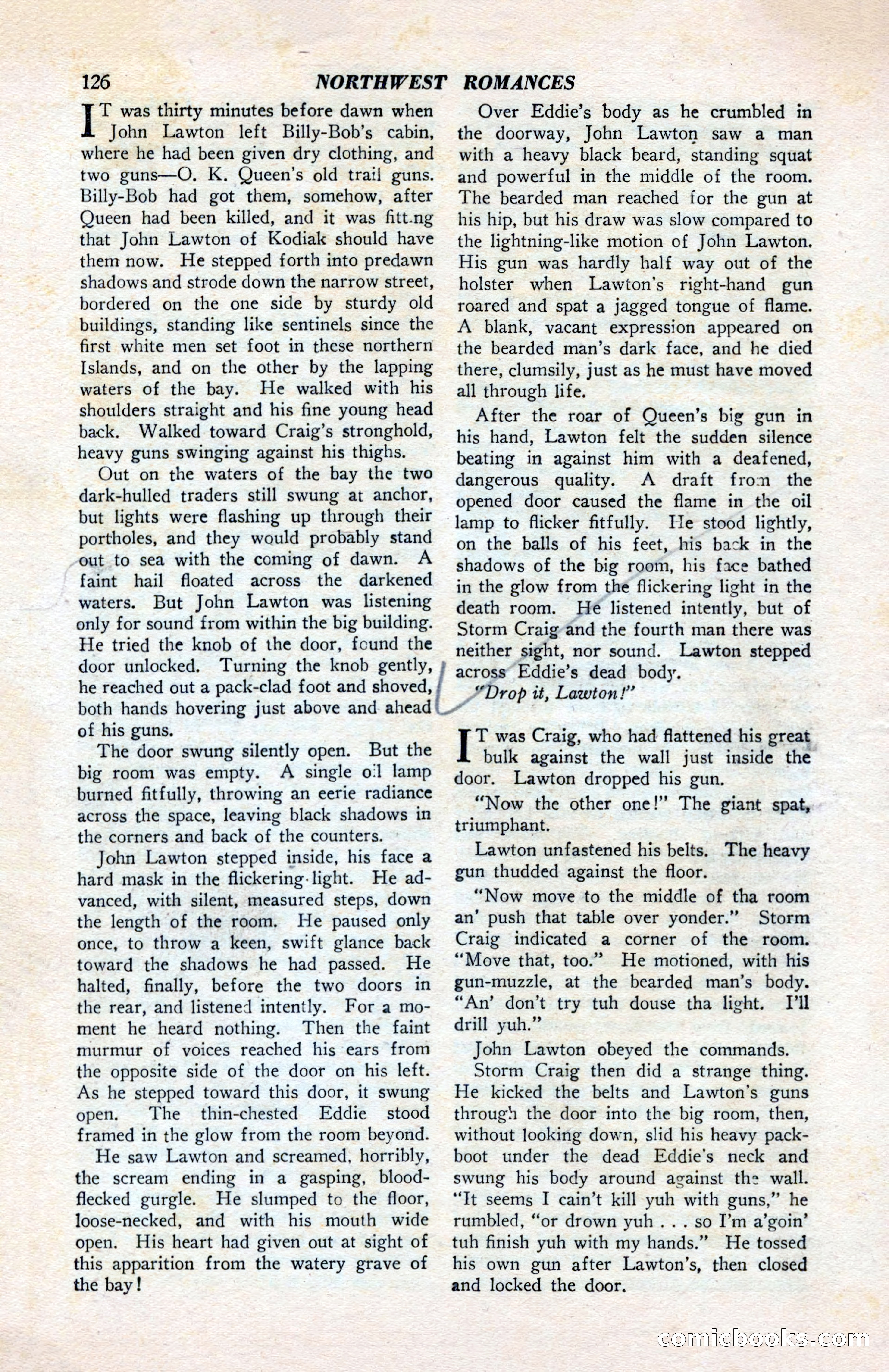 North-West Romances, April 1943 — page 128 of 132