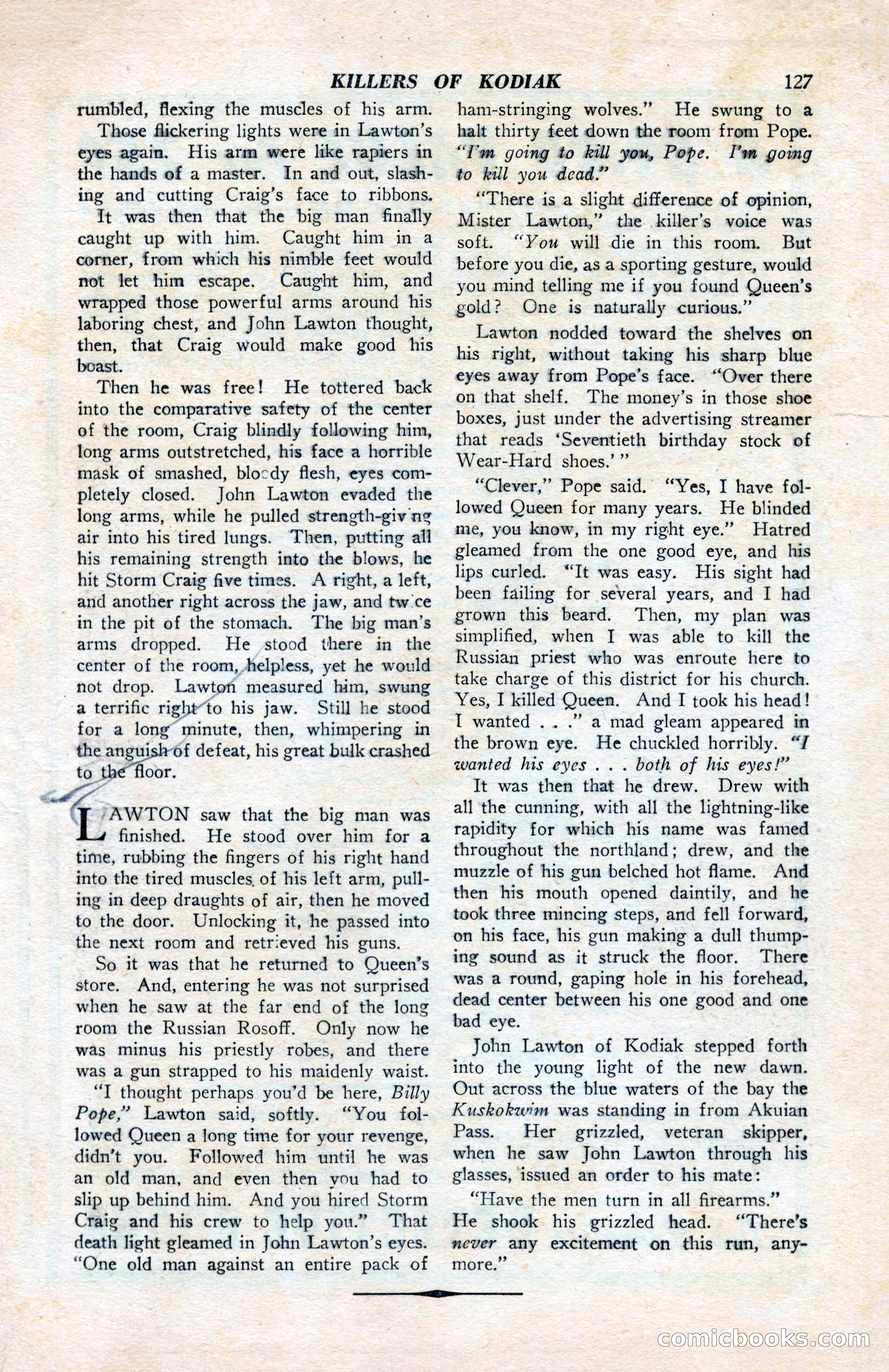 North-West Romances, April 1943 — page 129 of 132