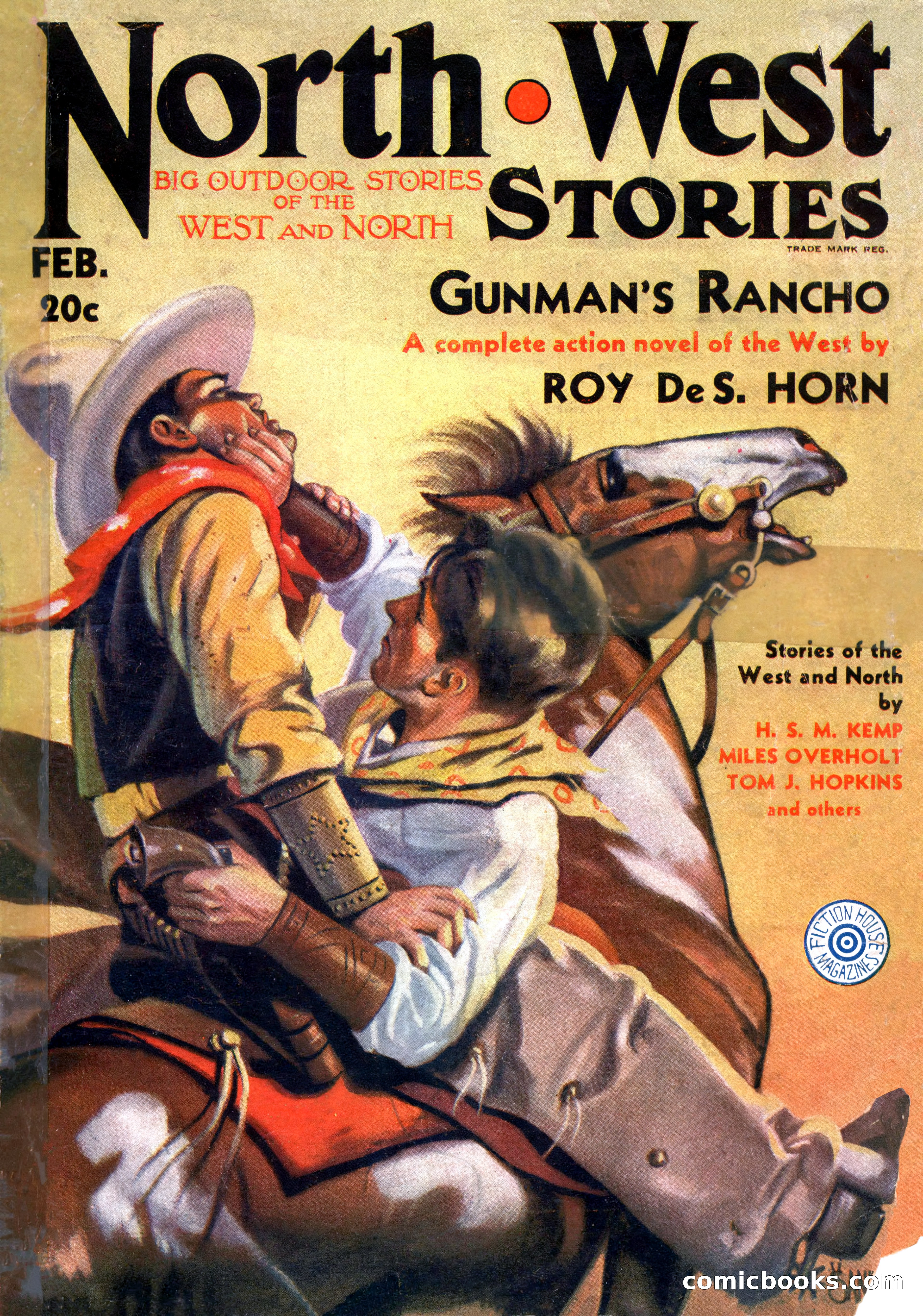 North-West Stories, February 1932 — page 1 of 132