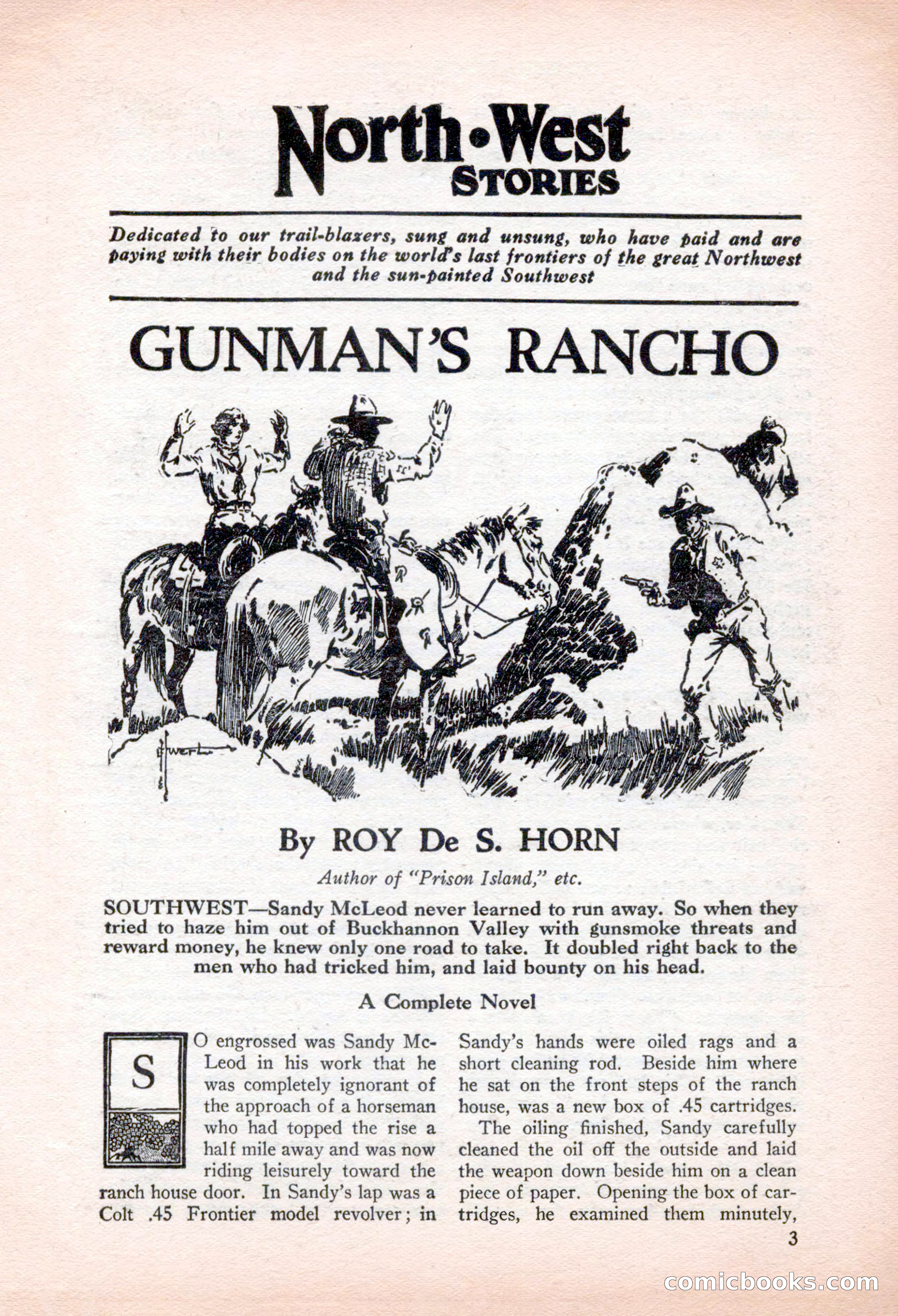 North-West Stories, February 1932 — page 5 of 132