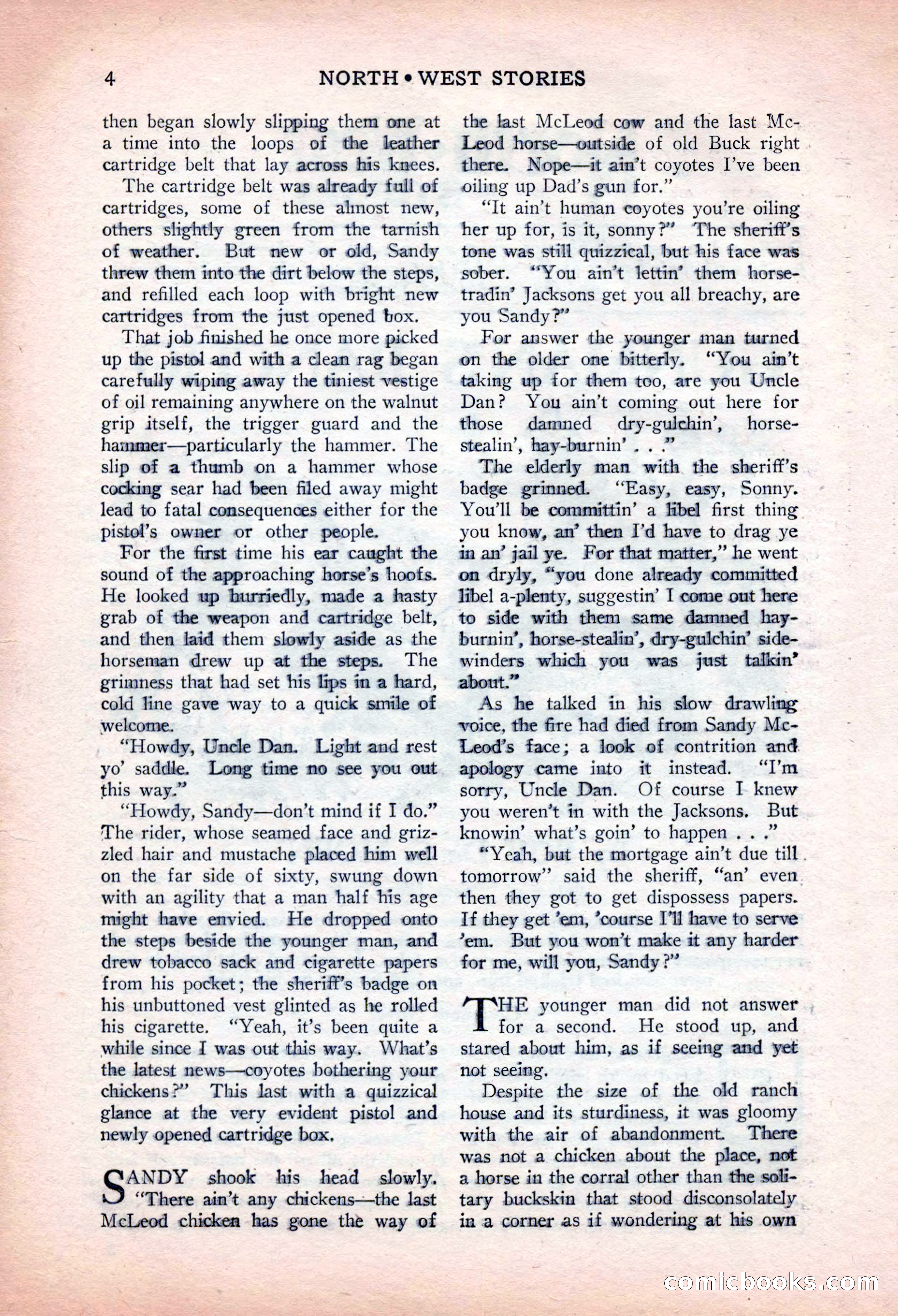 North-West Stories, February 1932 — page 6 of 132