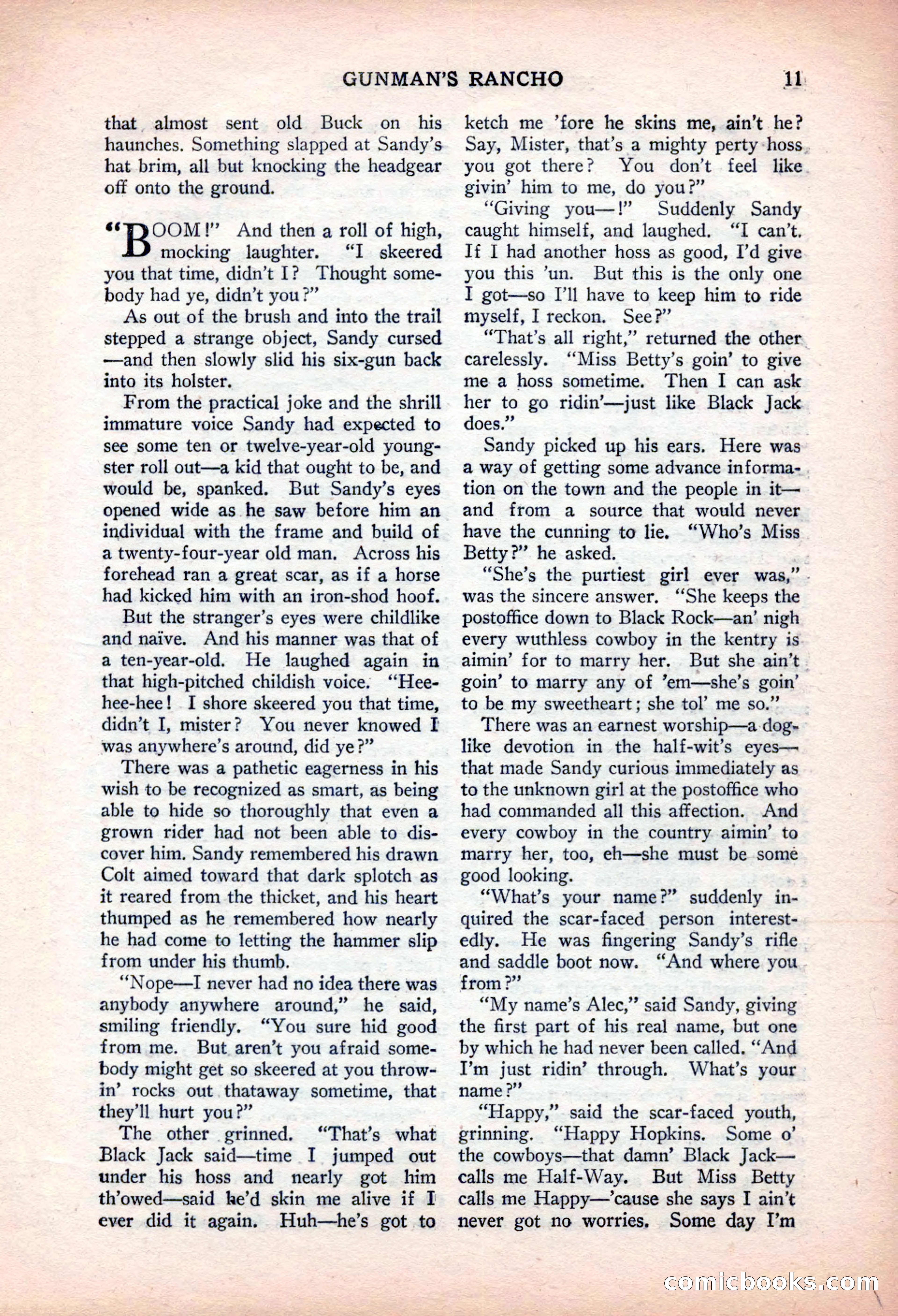 North-West Stories, February 1932 — page 13 of 132