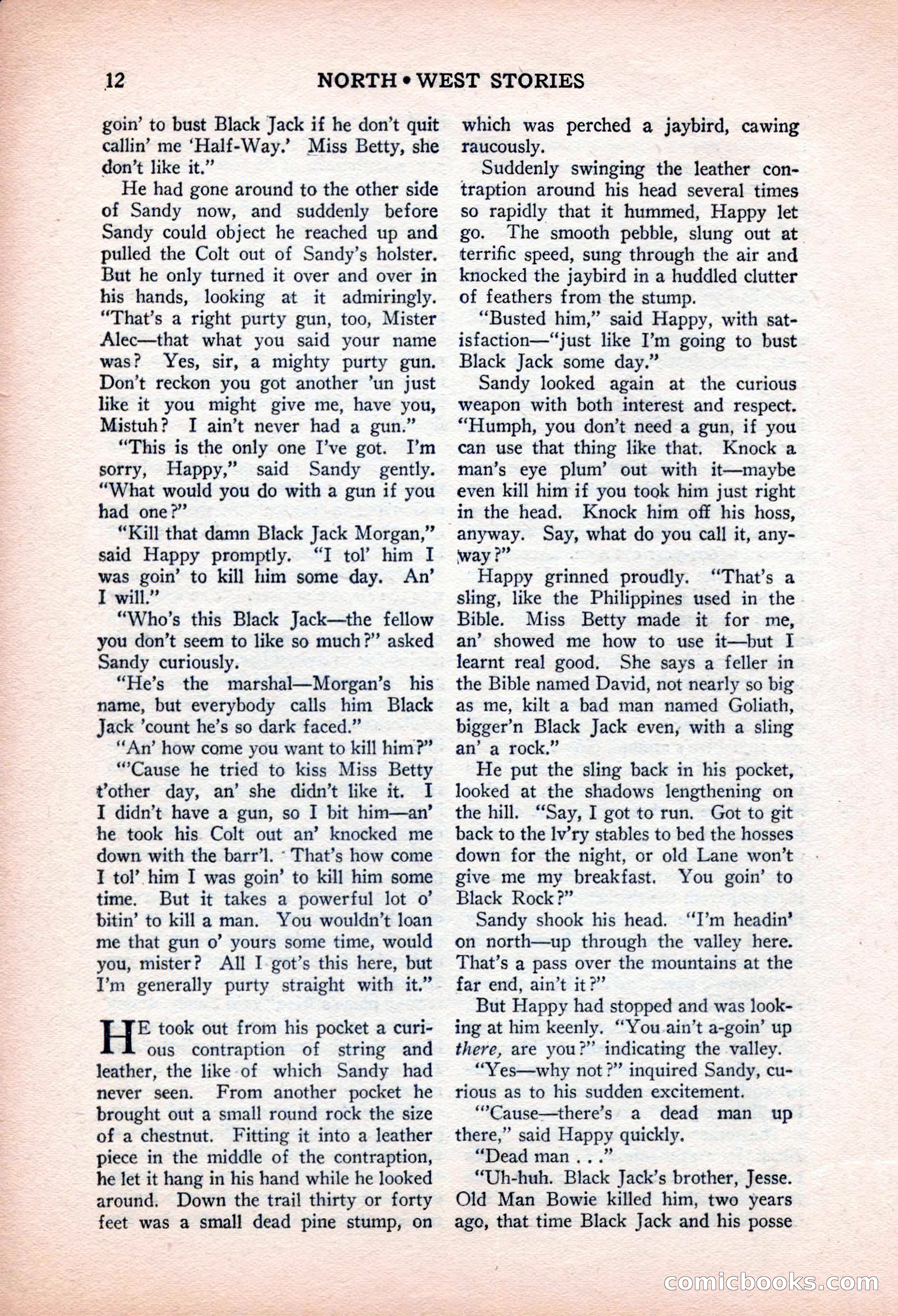 North-West Stories, February 1932 — page 14 of 132