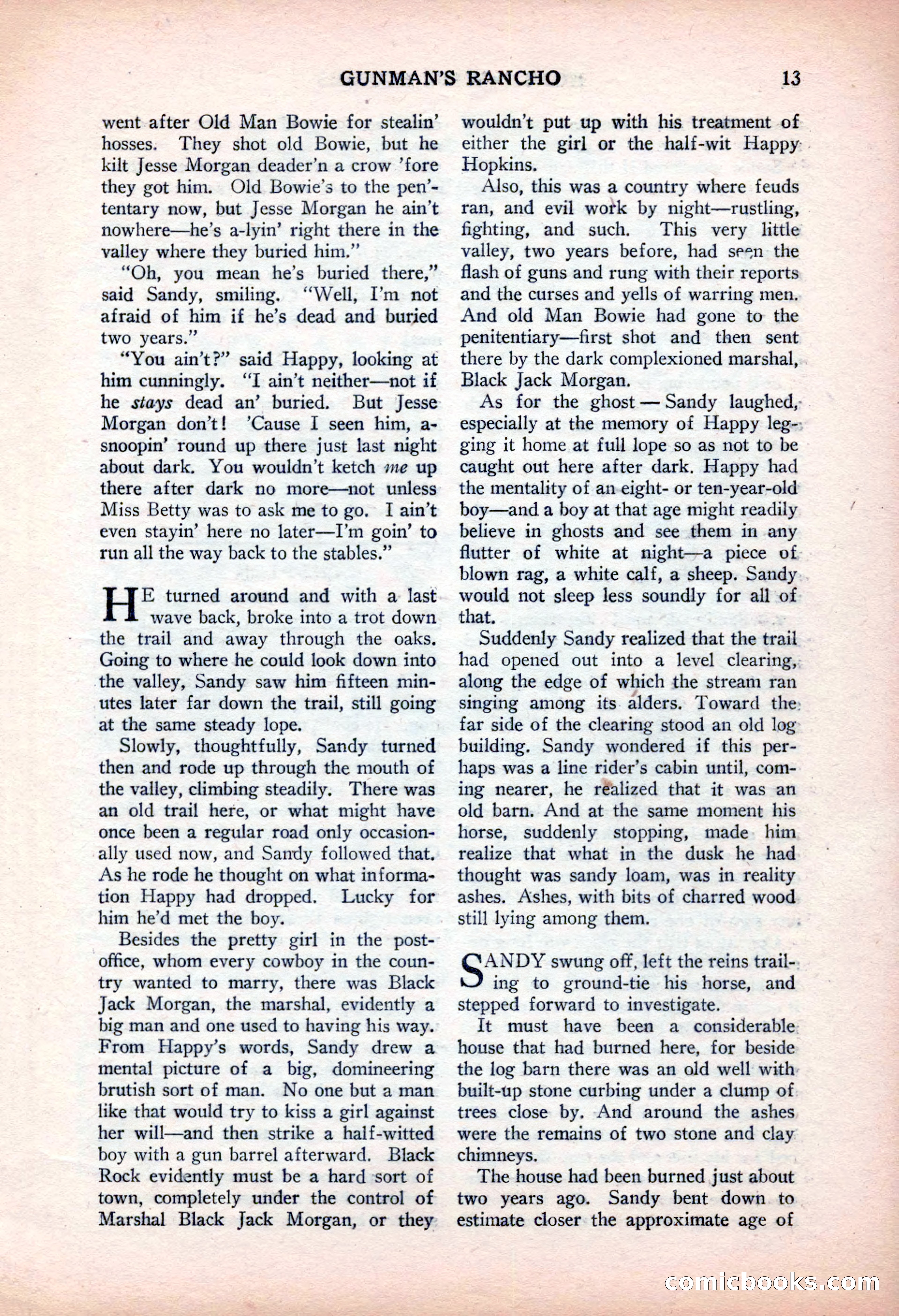 North-West Stories, February 1932 — page 15 of 132