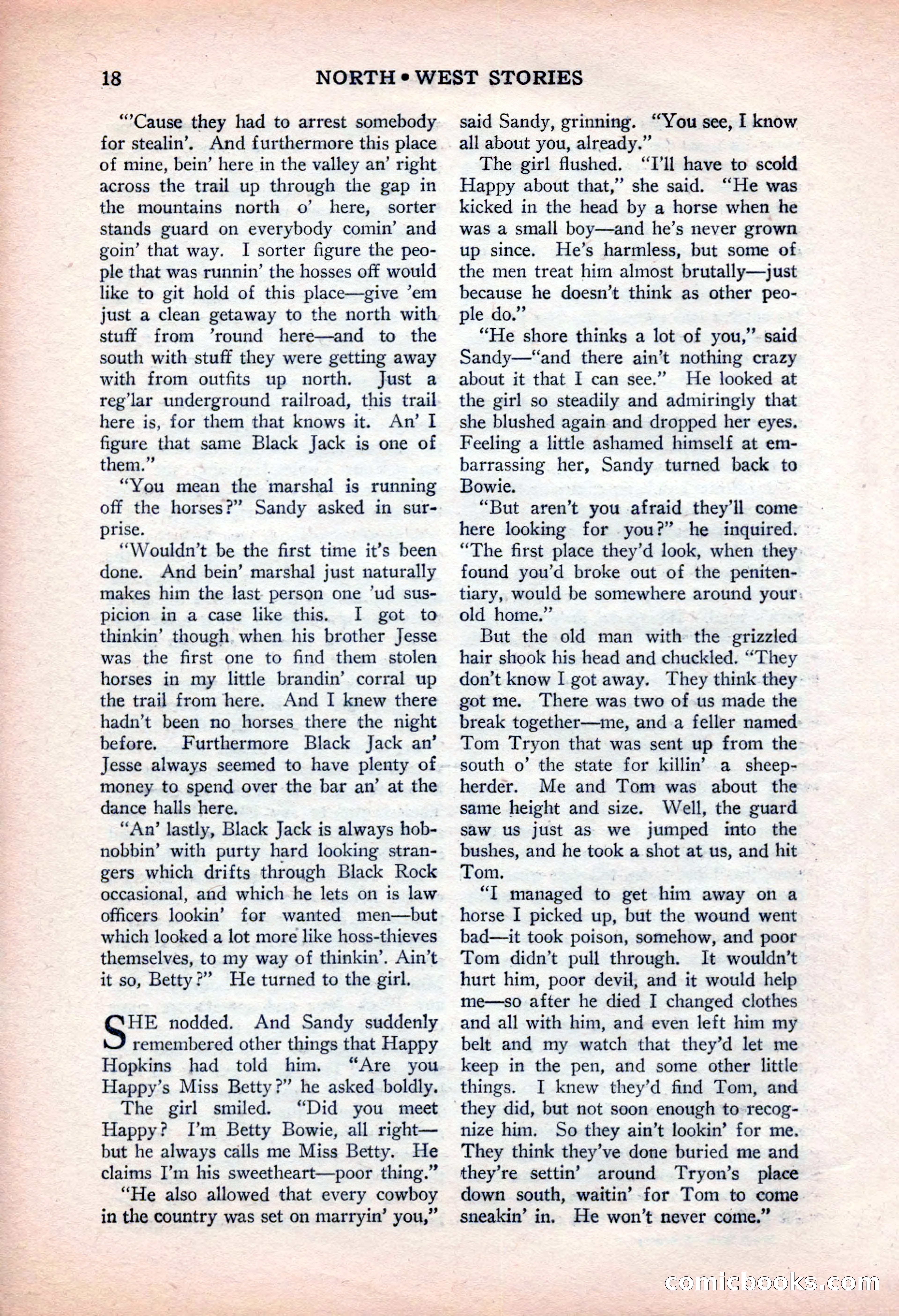 North-West Stories, February 1932 — page 20 of 132
