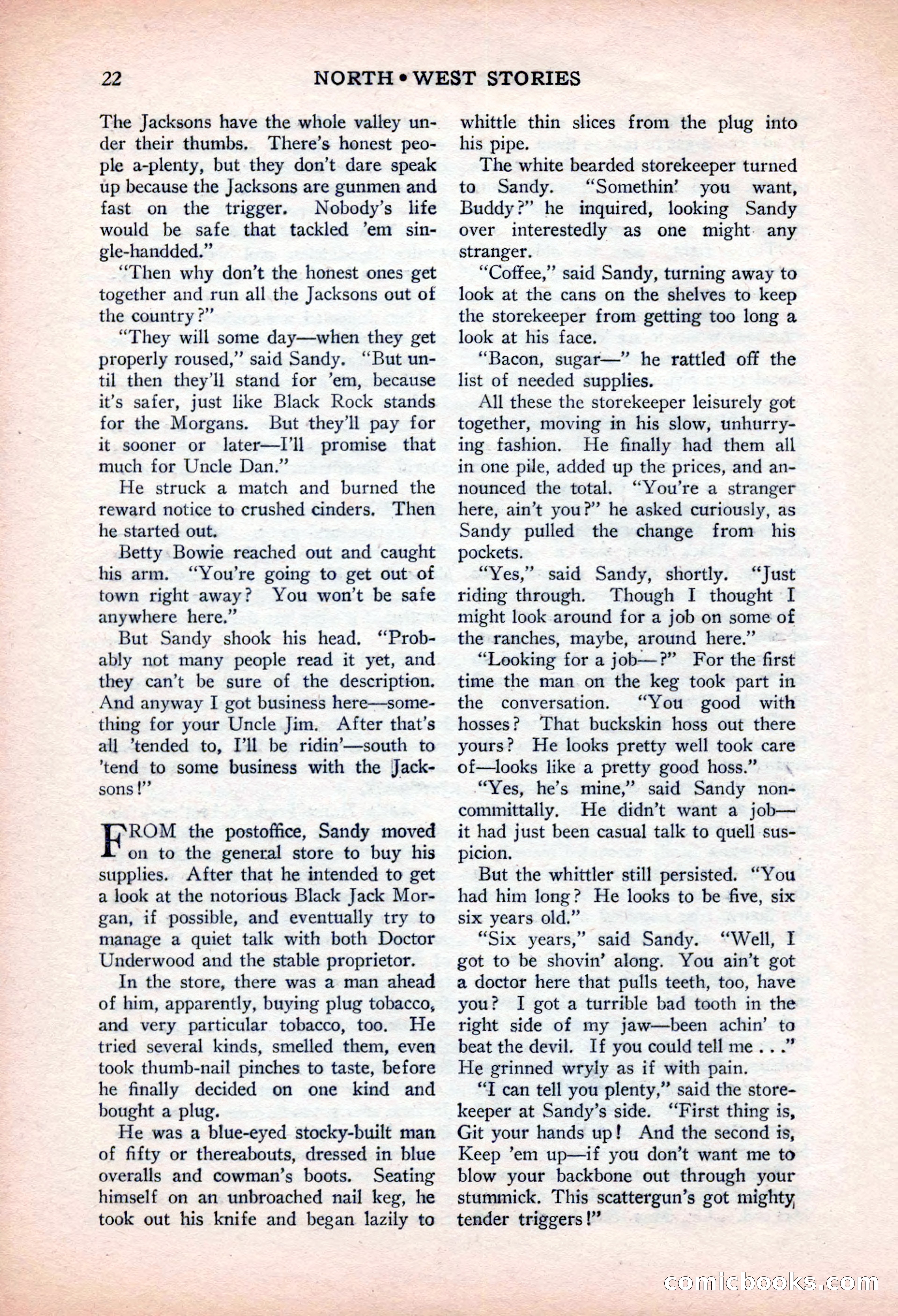 North-West Stories, February 1932 — page 24 of 132