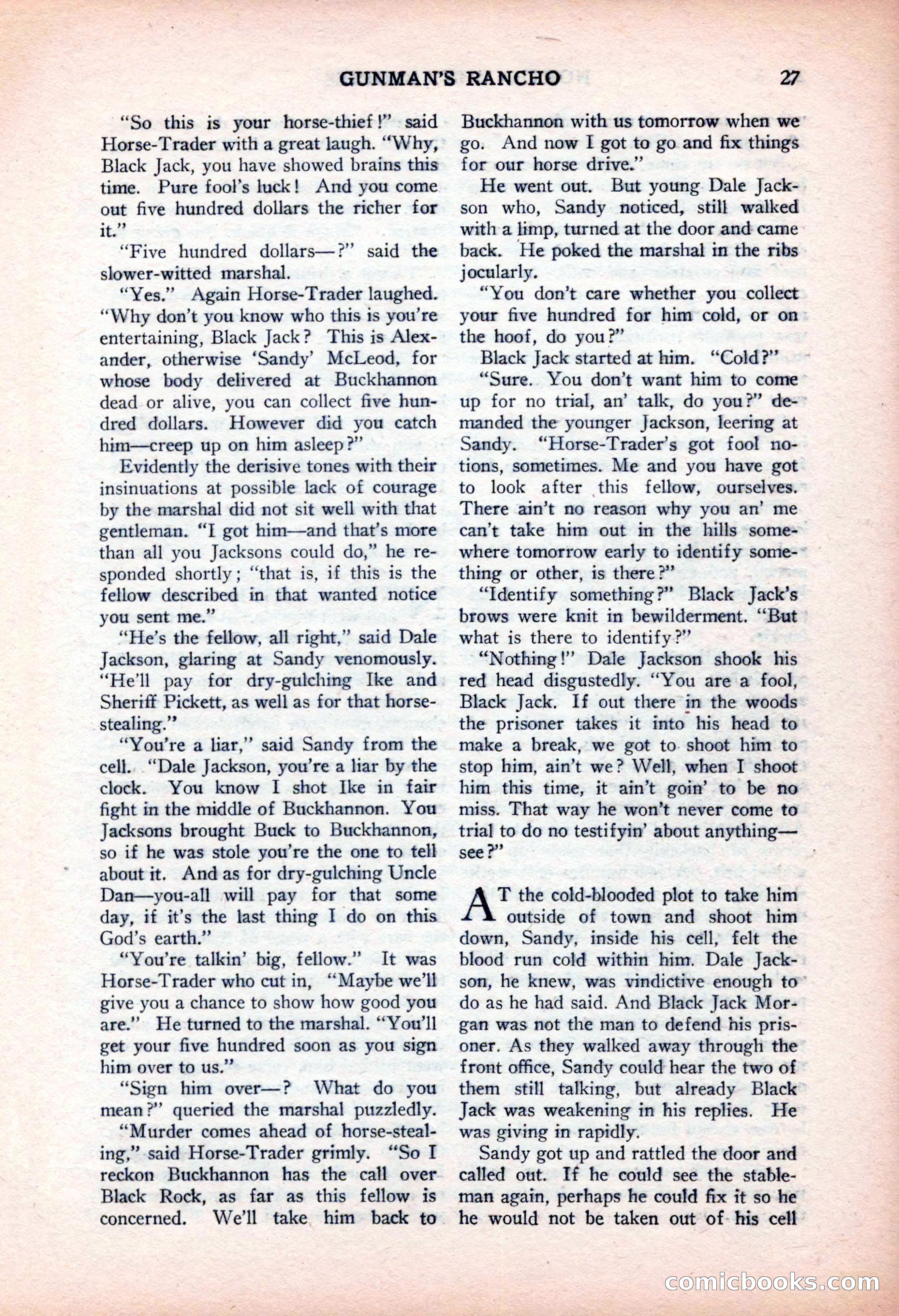 North-West Stories, February 1932 — page 29 of 132