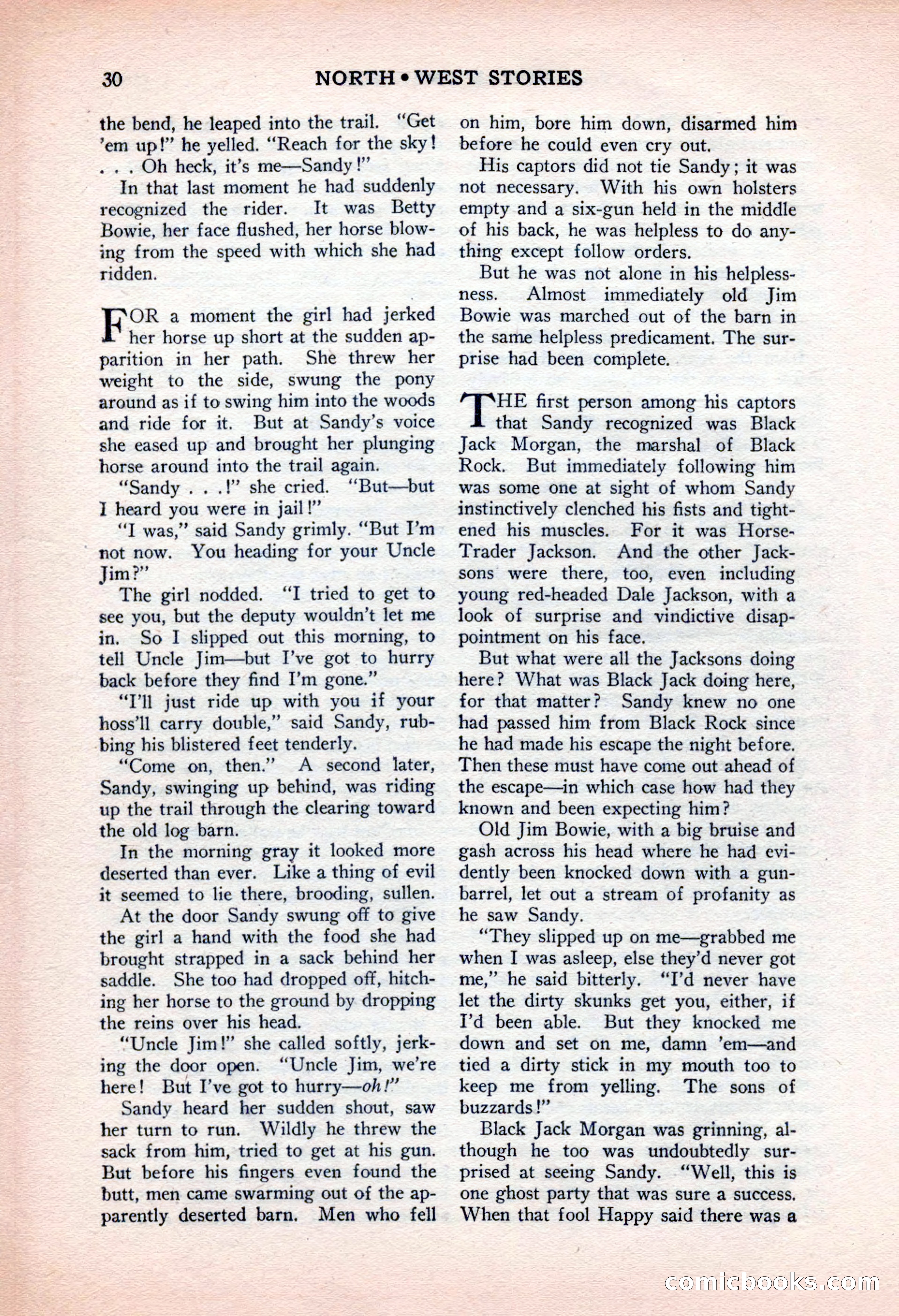North-West Stories, February 1932 — page 32 of 132
