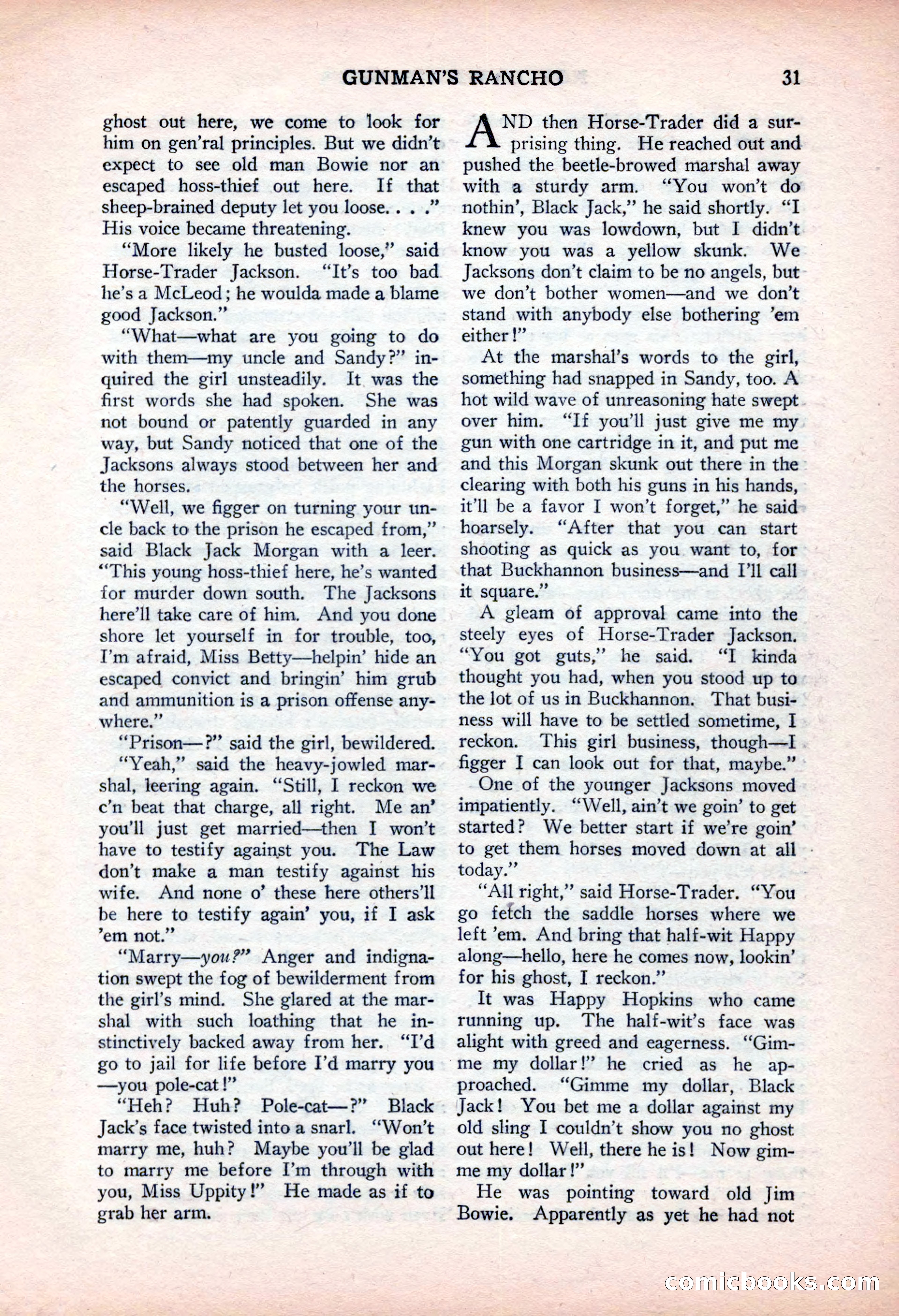 North-West Stories, February 1932 — page 33 of 132
