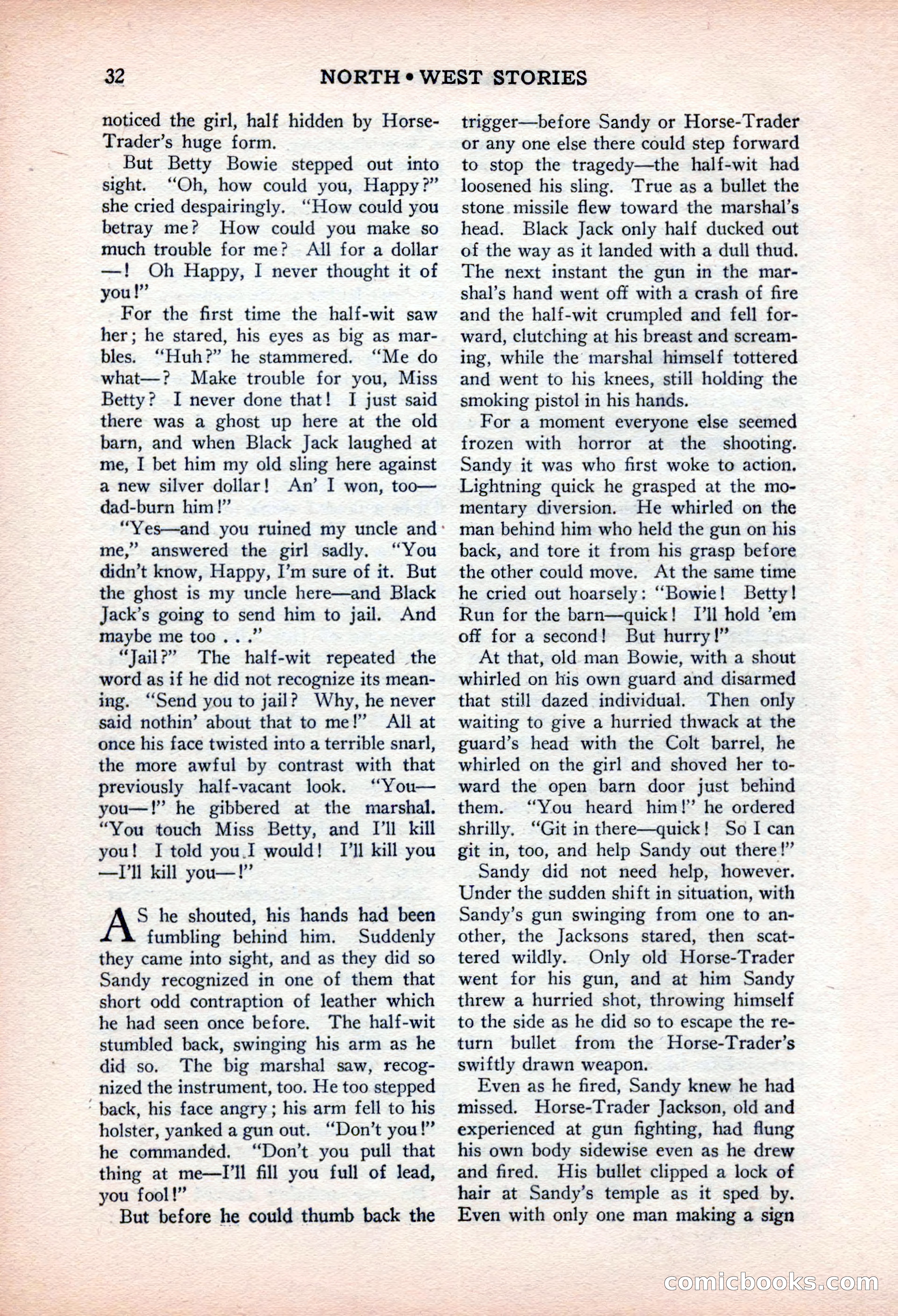 North-West Stories, February 1932 — page 34 of 132