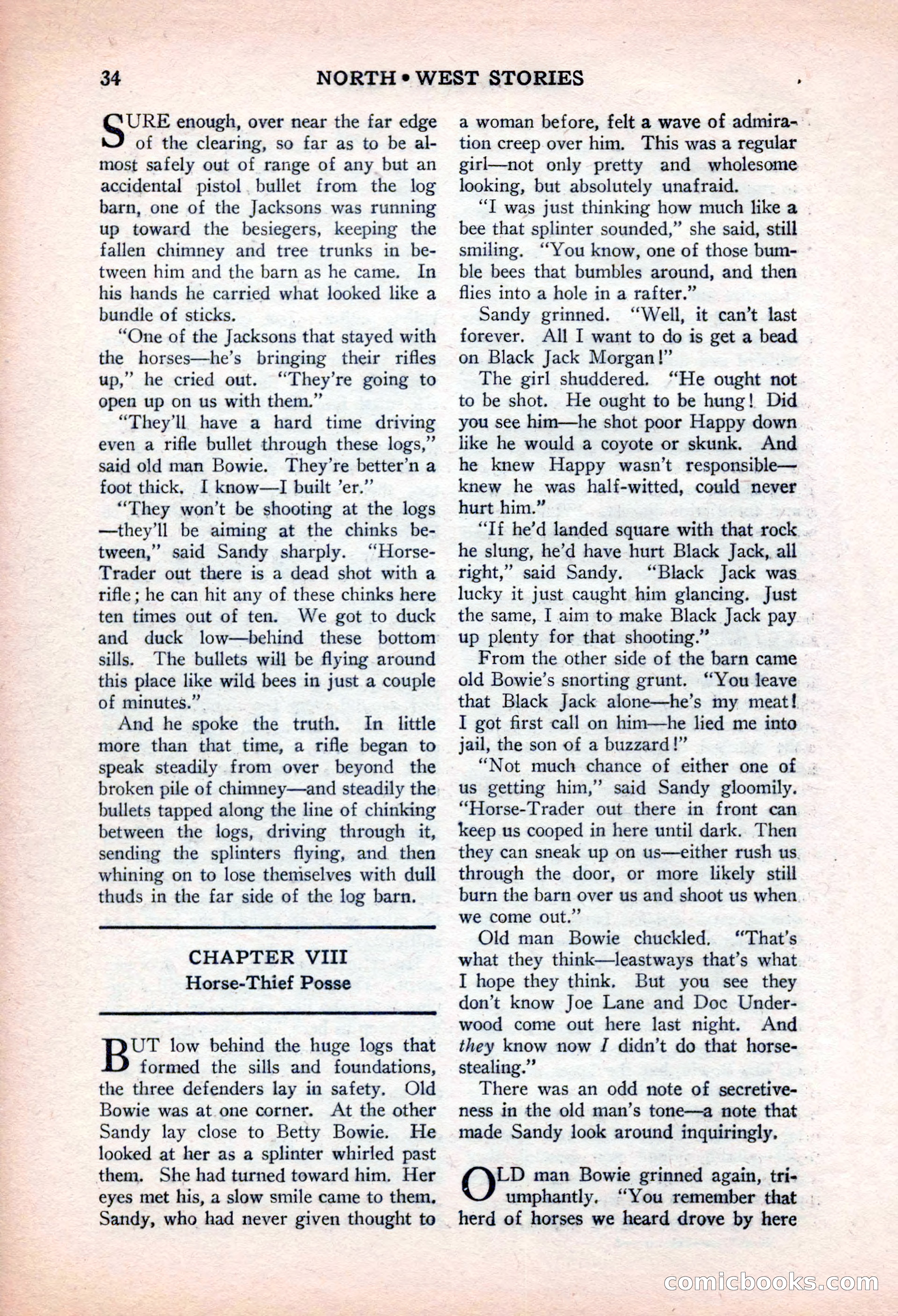North-West Stories, February 1932 — page 36 of 132