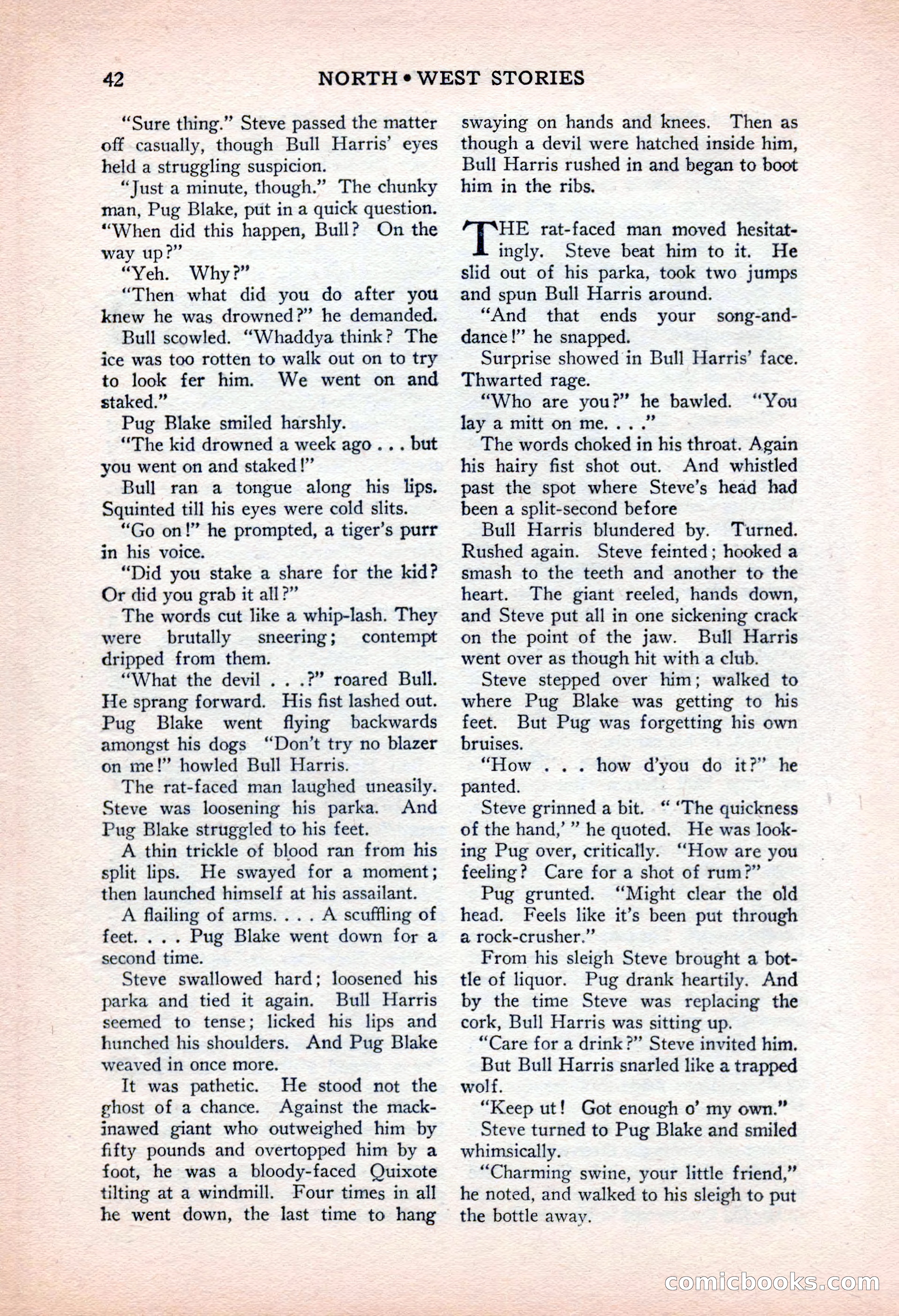 North-West Stories, February 1932 — page 44 of 132