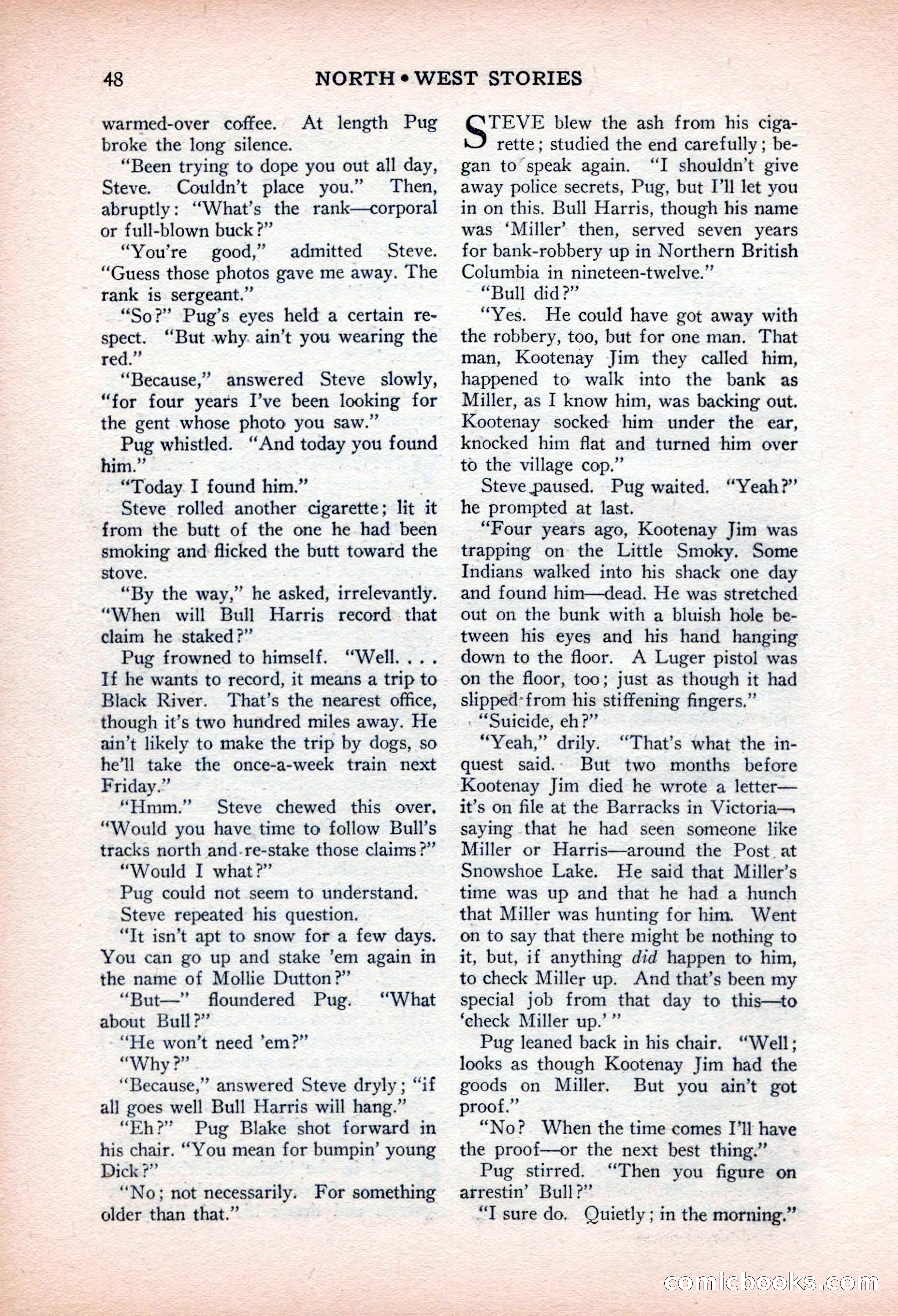 North-West Stories, February 1932 — page 50 of 132