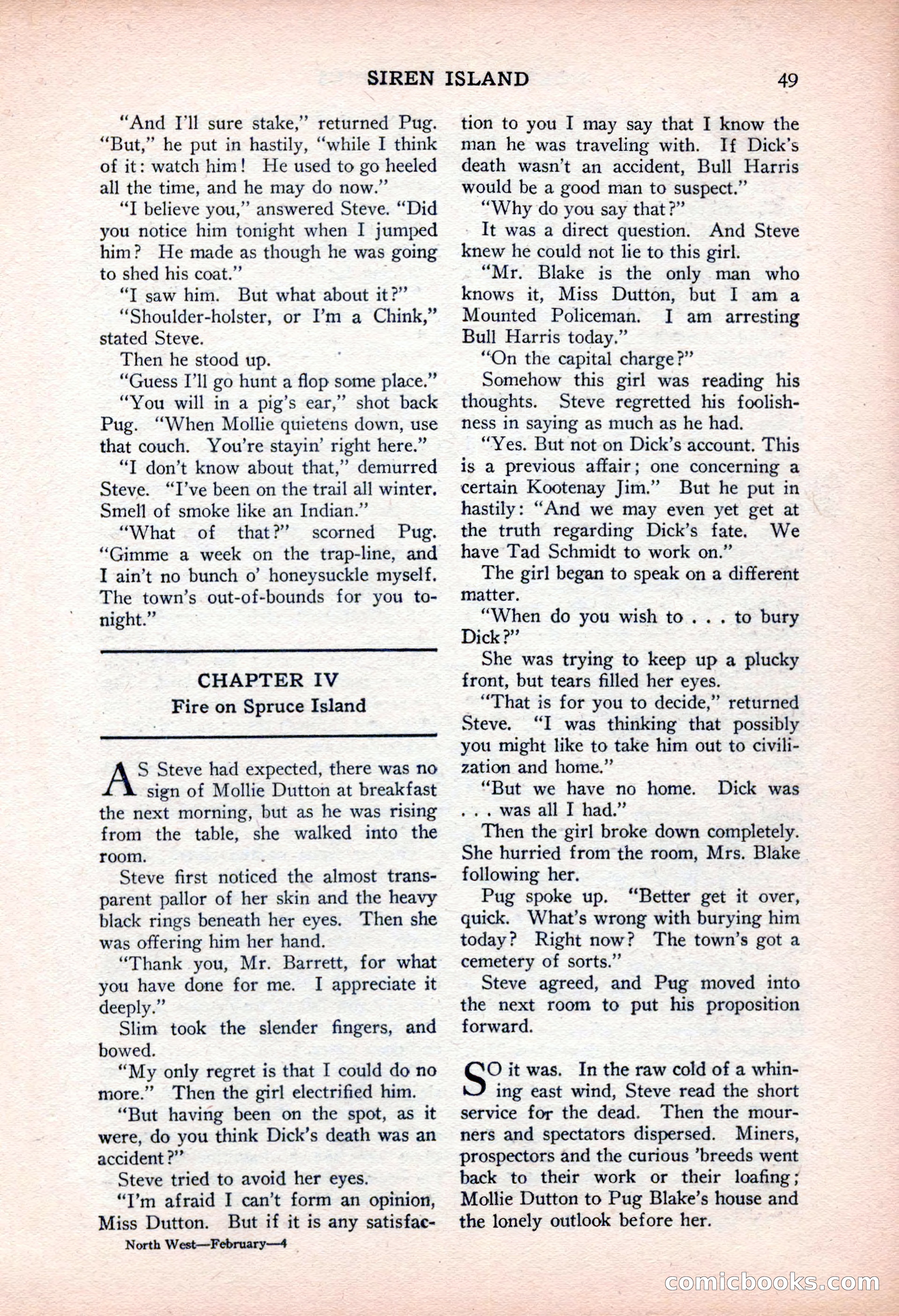 North-West Stories, February 1932 — page 51 of 132