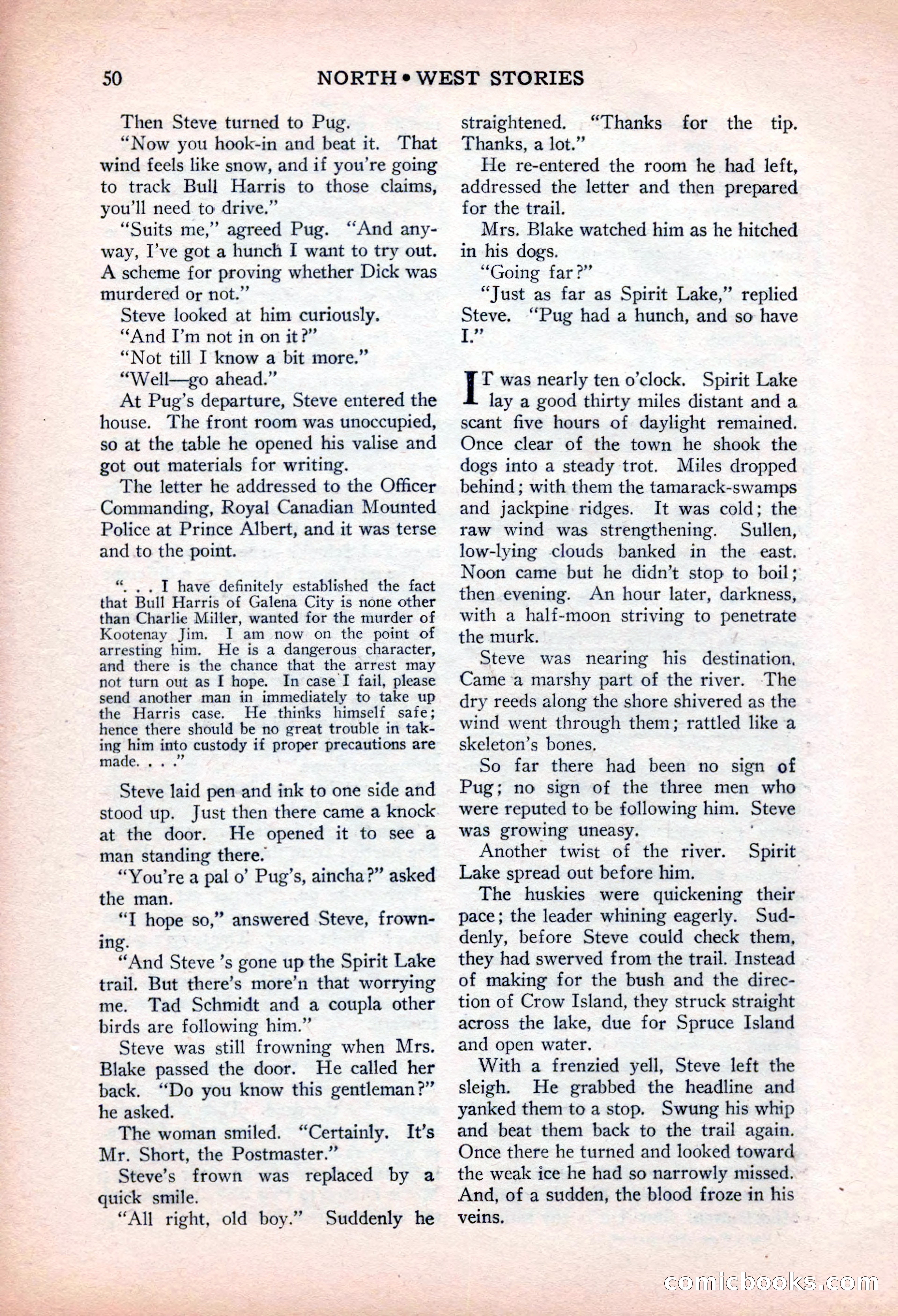 North-West Stories, February 1932 — page 52 of 132