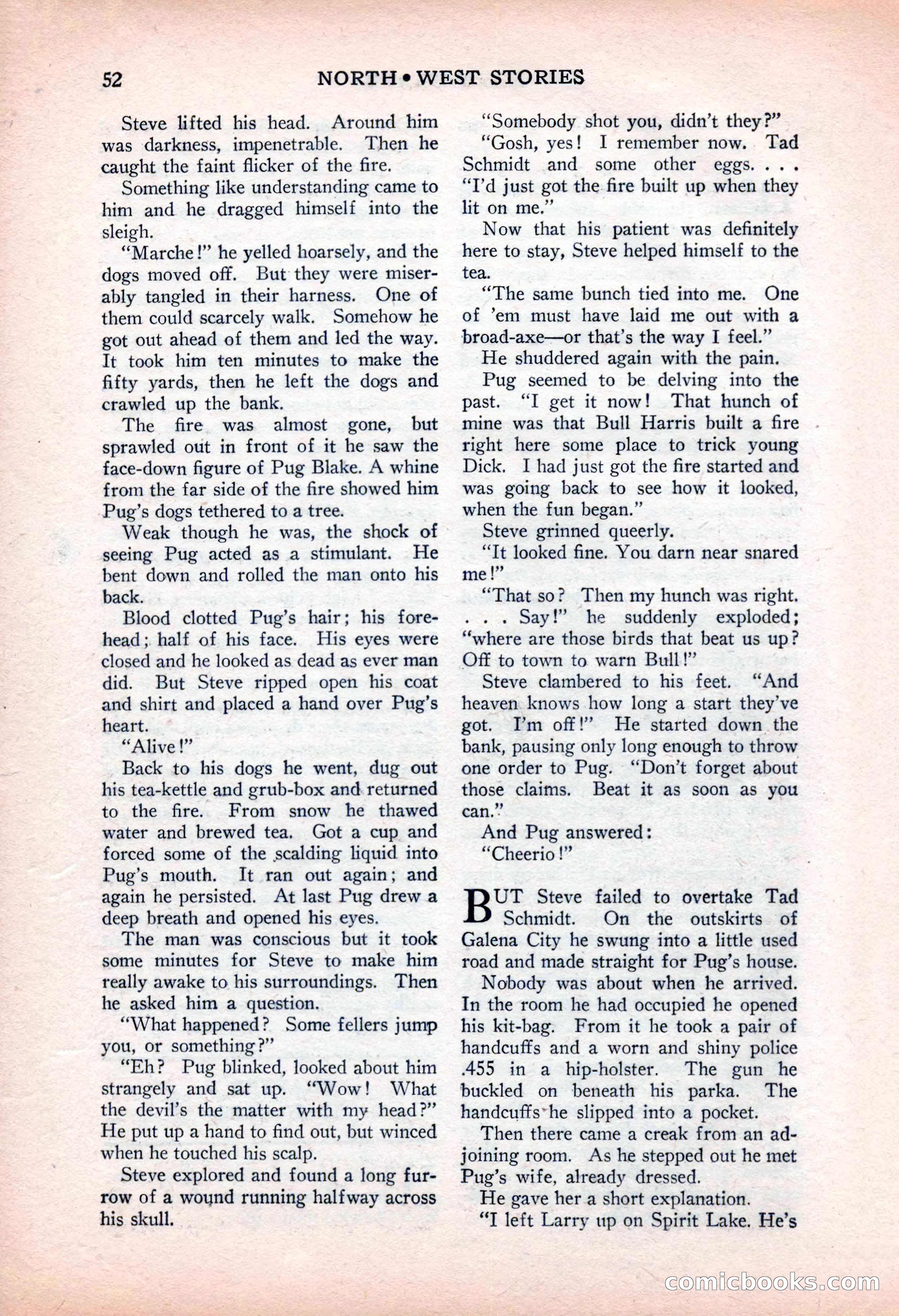 North-West Stories, February 1932 — page 54 of 132
