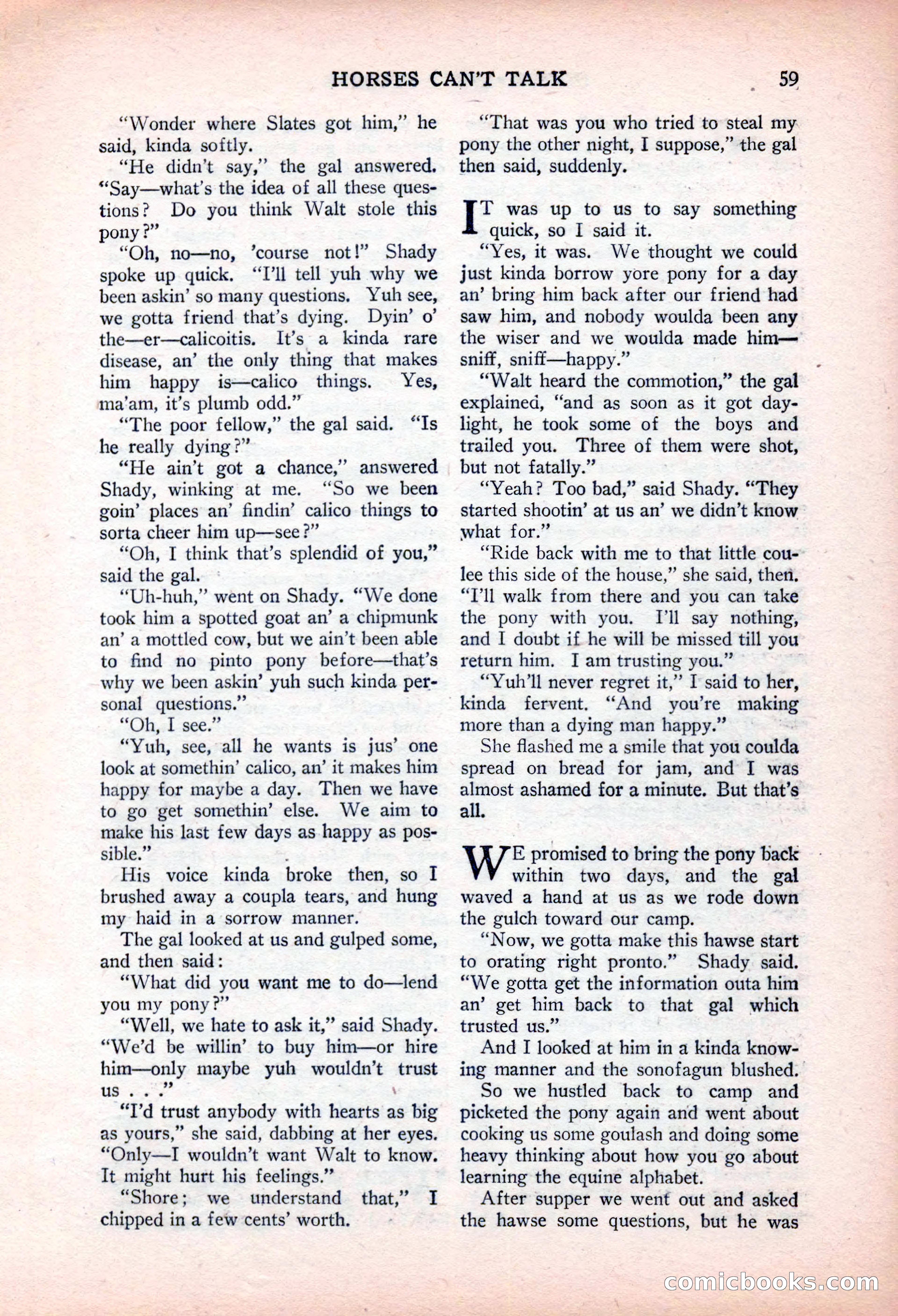 North-West Stories, February 1932 — page 61 of 132