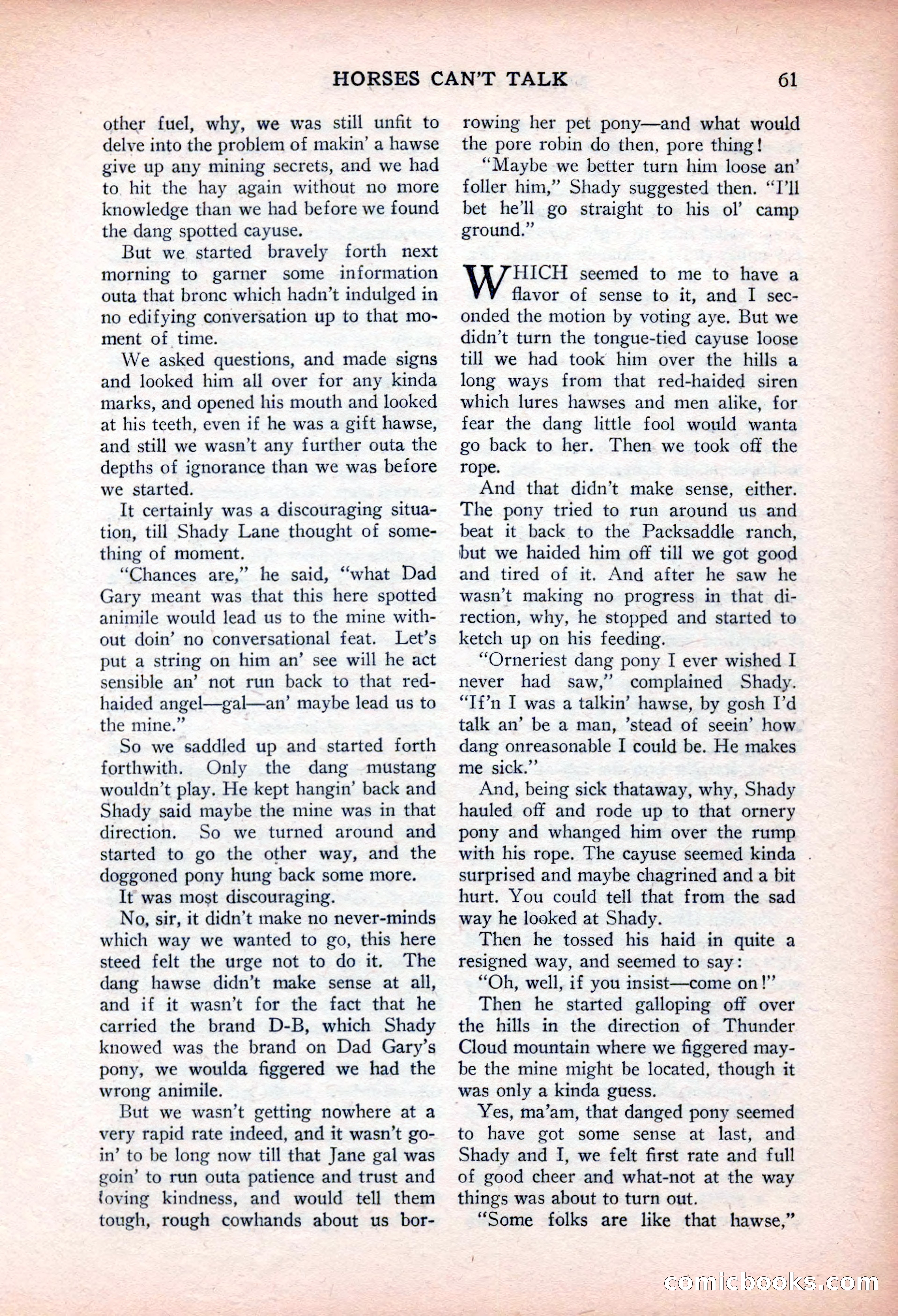 North-West Stories, February 1932 — page 63 of 132