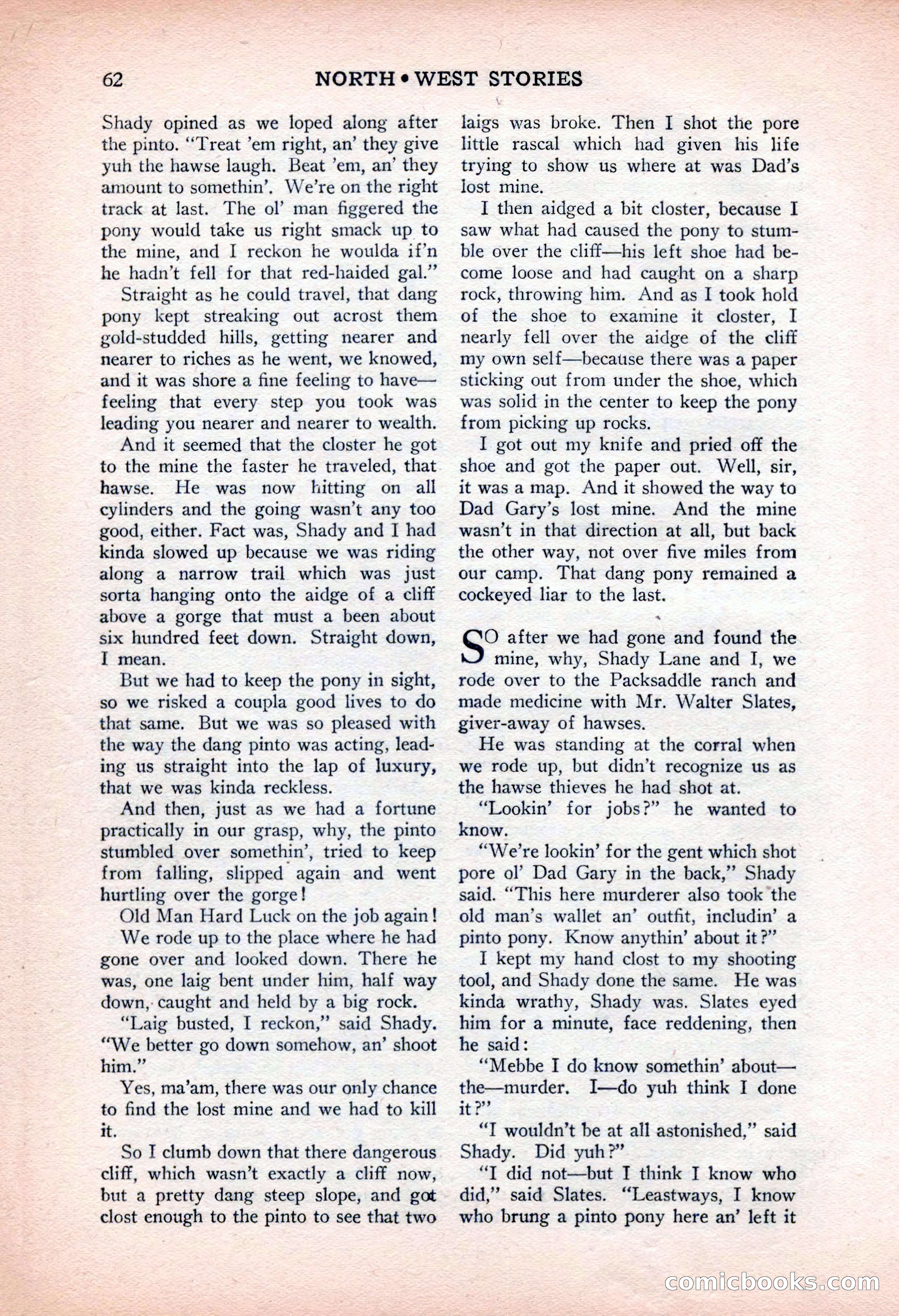 North-West Stories, February 1932 — page 64 of 132