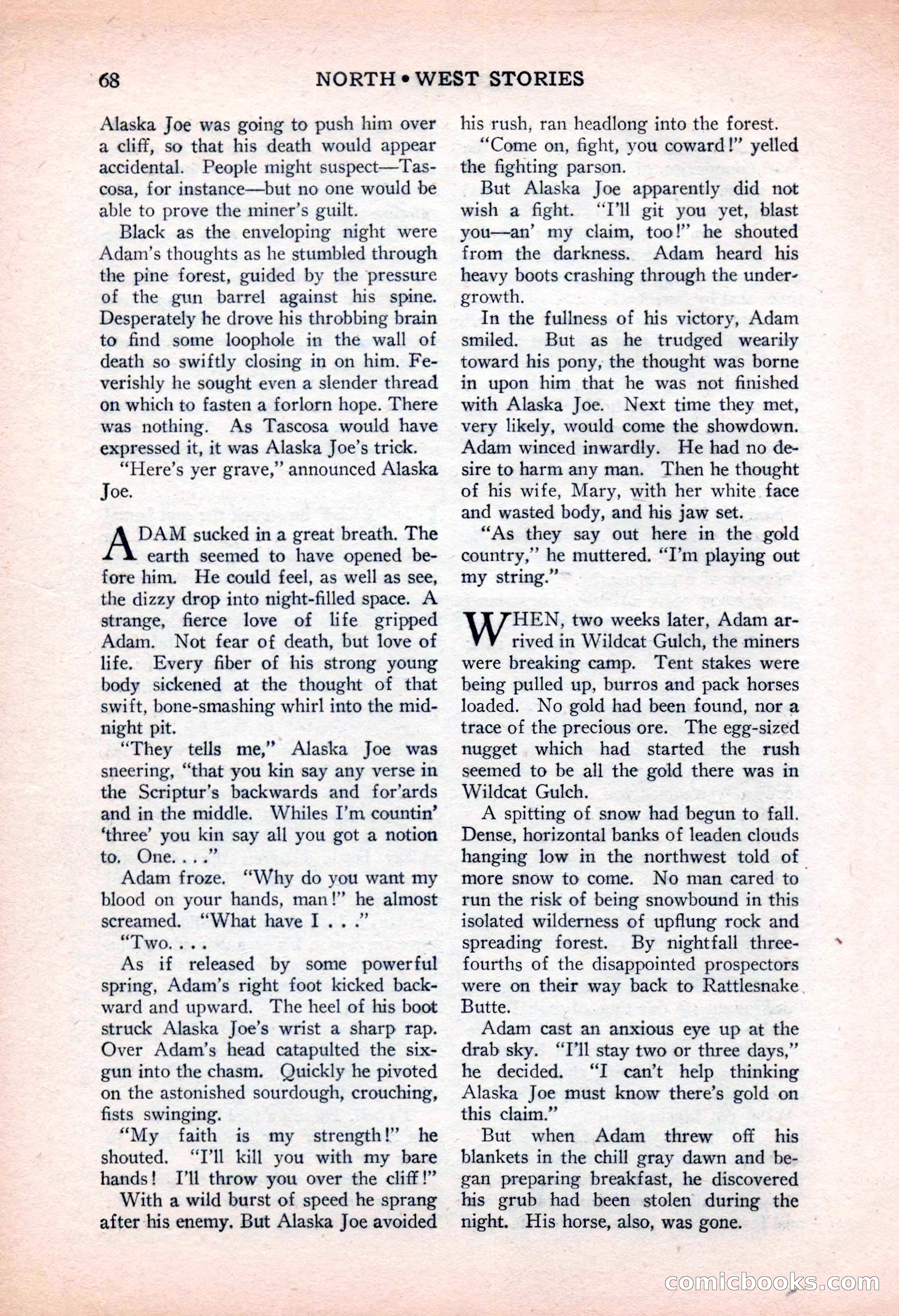 North-West Stories, February 1932 — page 70 of 132