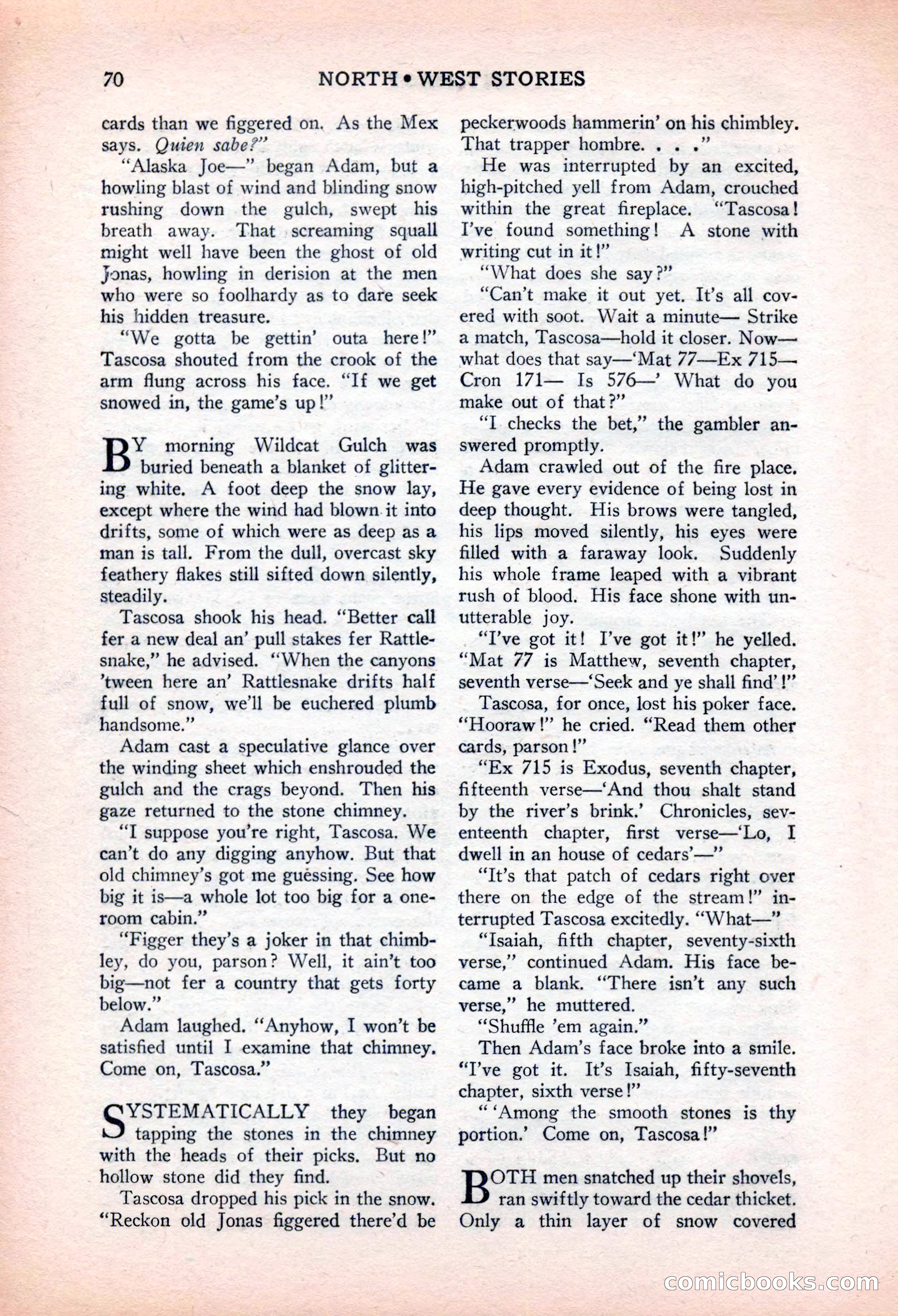 North-West Stories, February 1932 — page 72 of 132