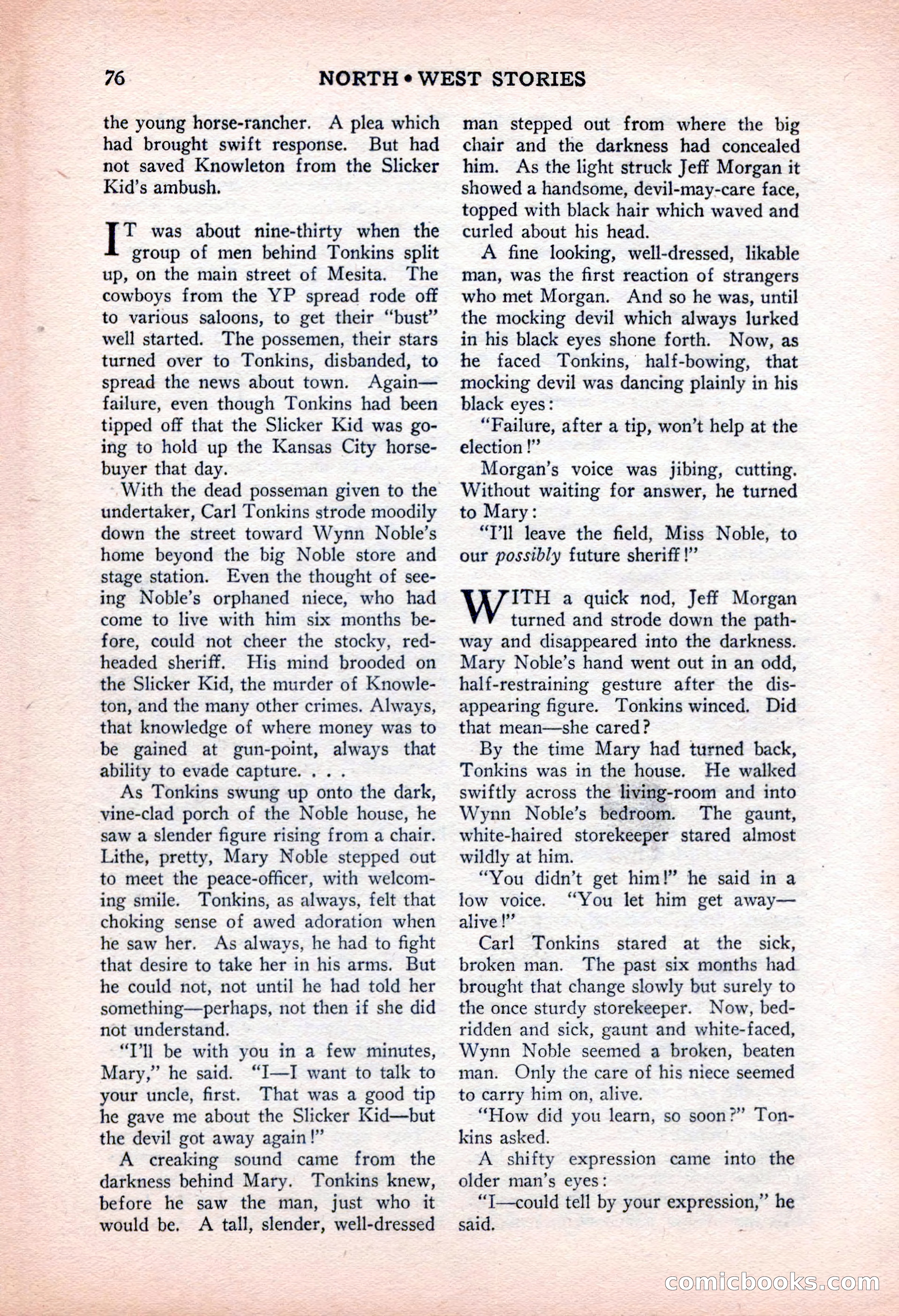 North-West Stories, February 1932 — page 78 of 132