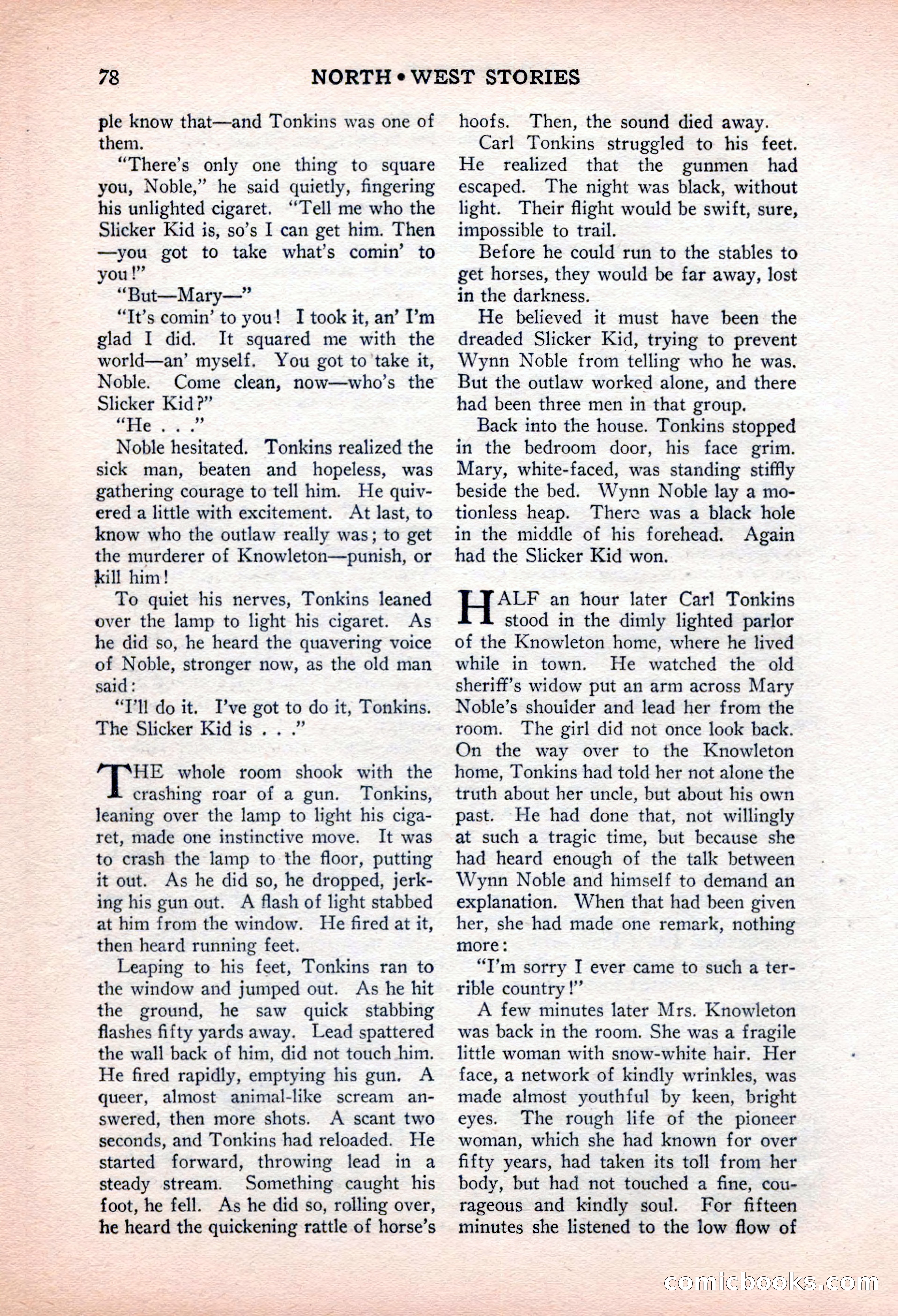 North-West Stories, February 1932 — page 80 of 132