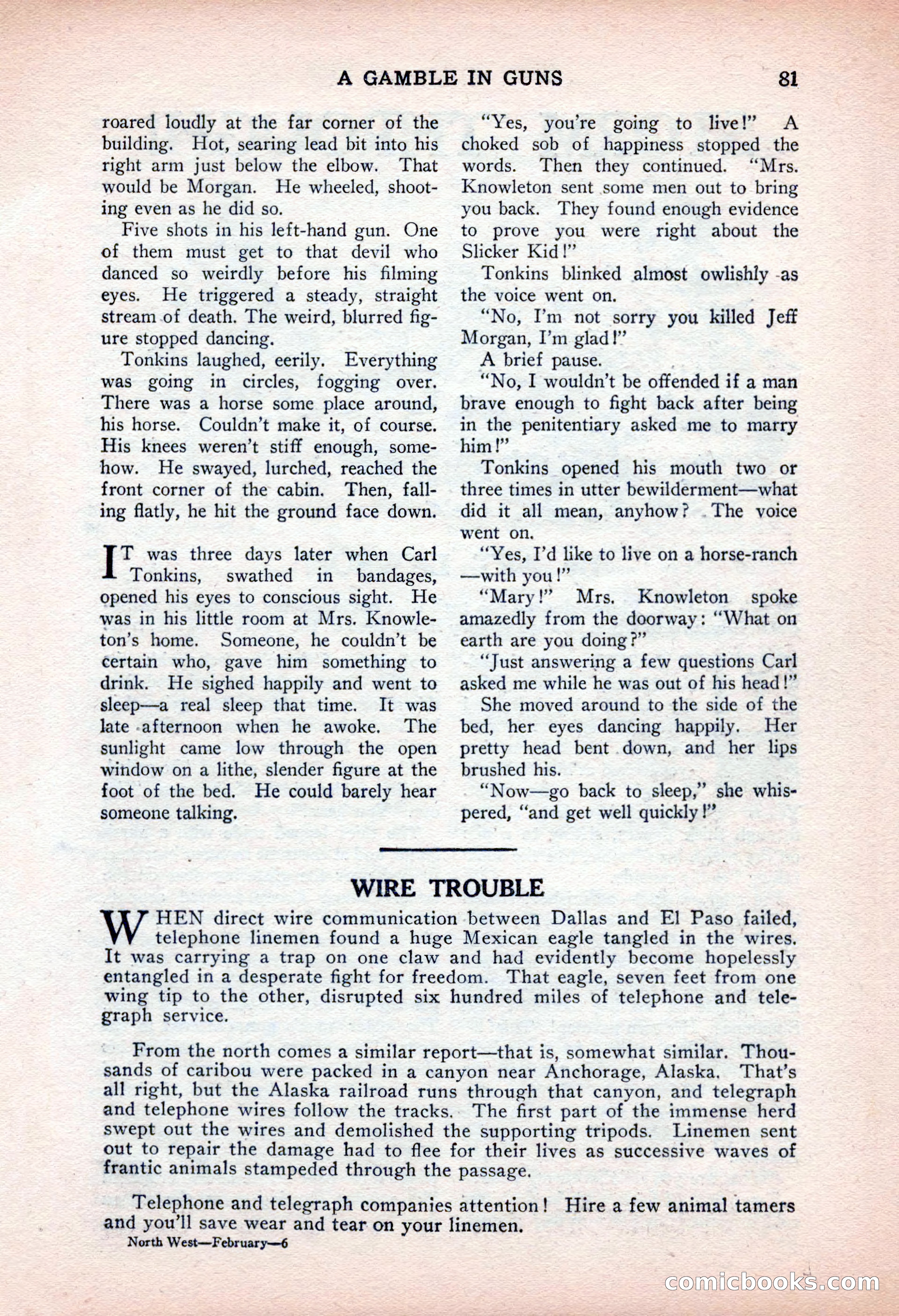 North-West Stories, February 1932 — page 83 of 132