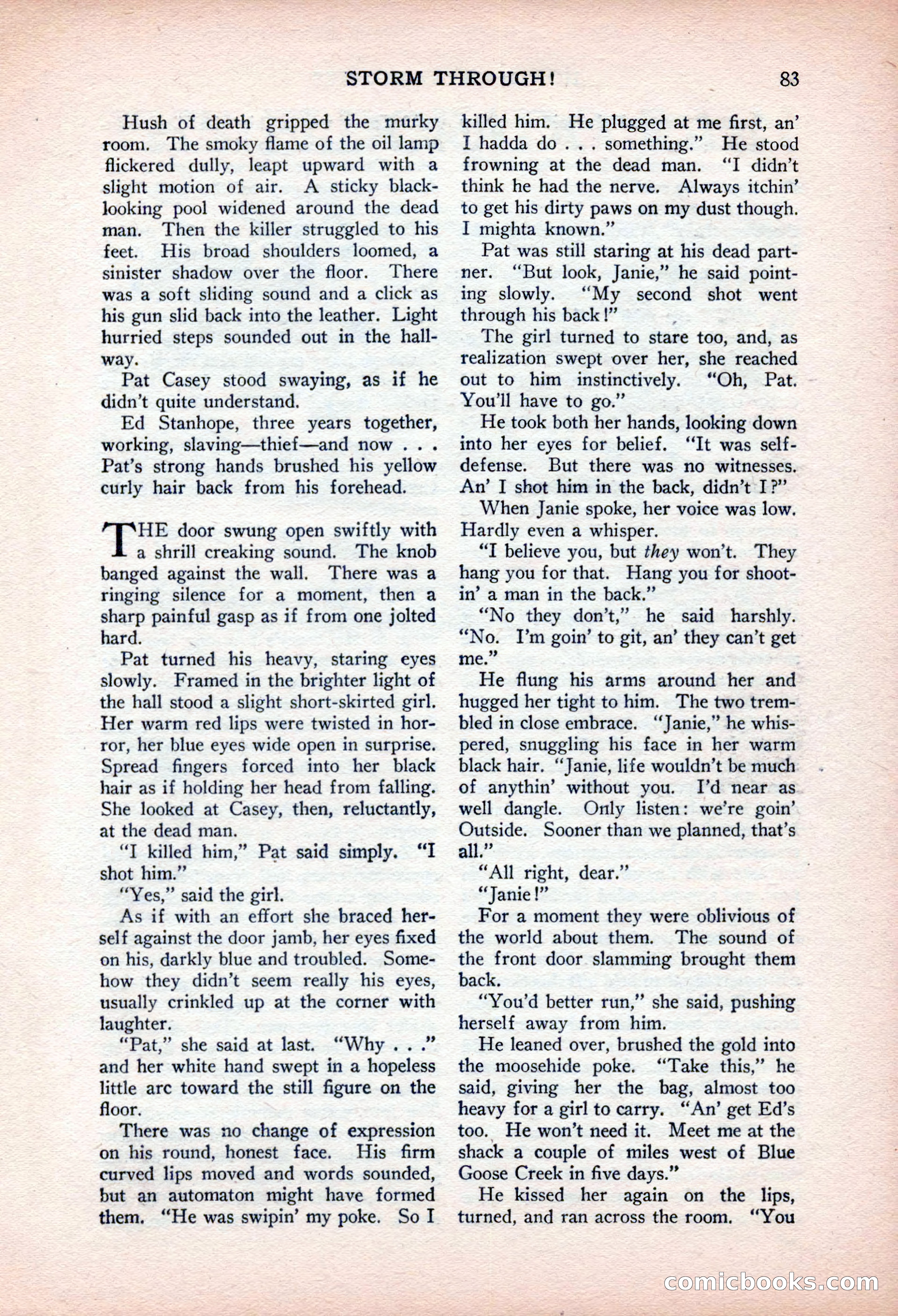 North-West Stories, February 1932 — page 85 of 132
