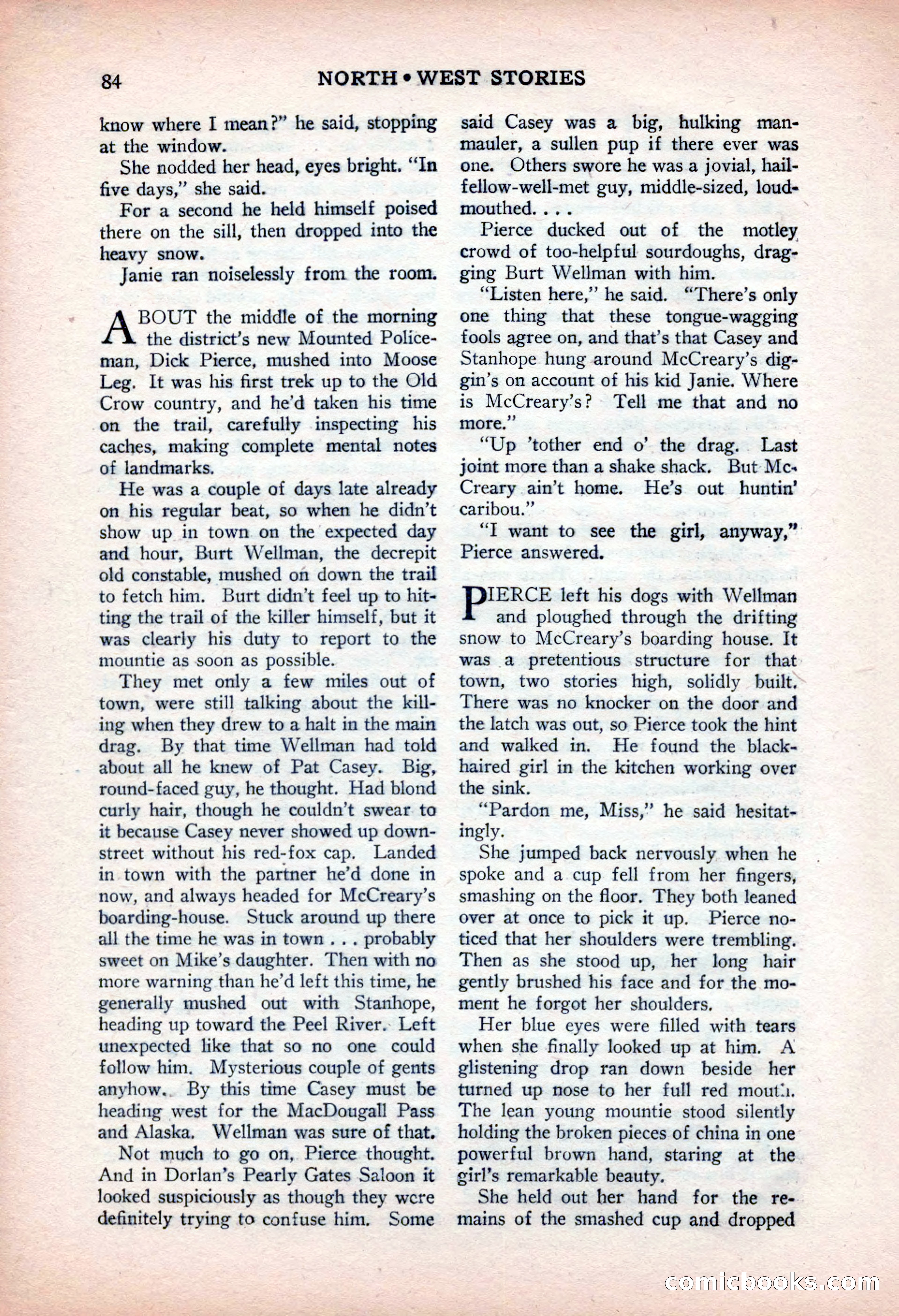 North-West Stories, February 1932 — page 86 of 132